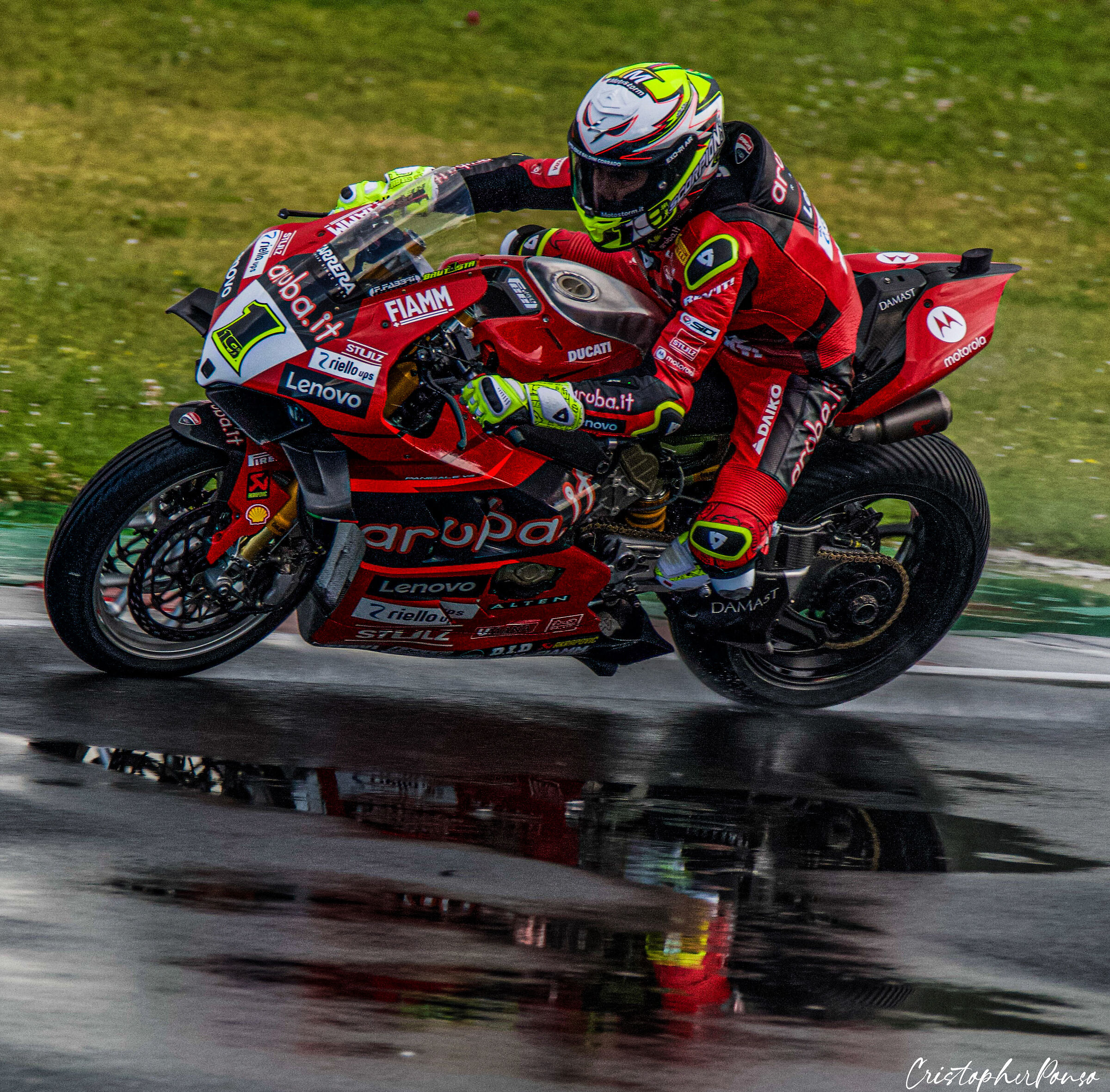 Alvaro Bautista Test rain