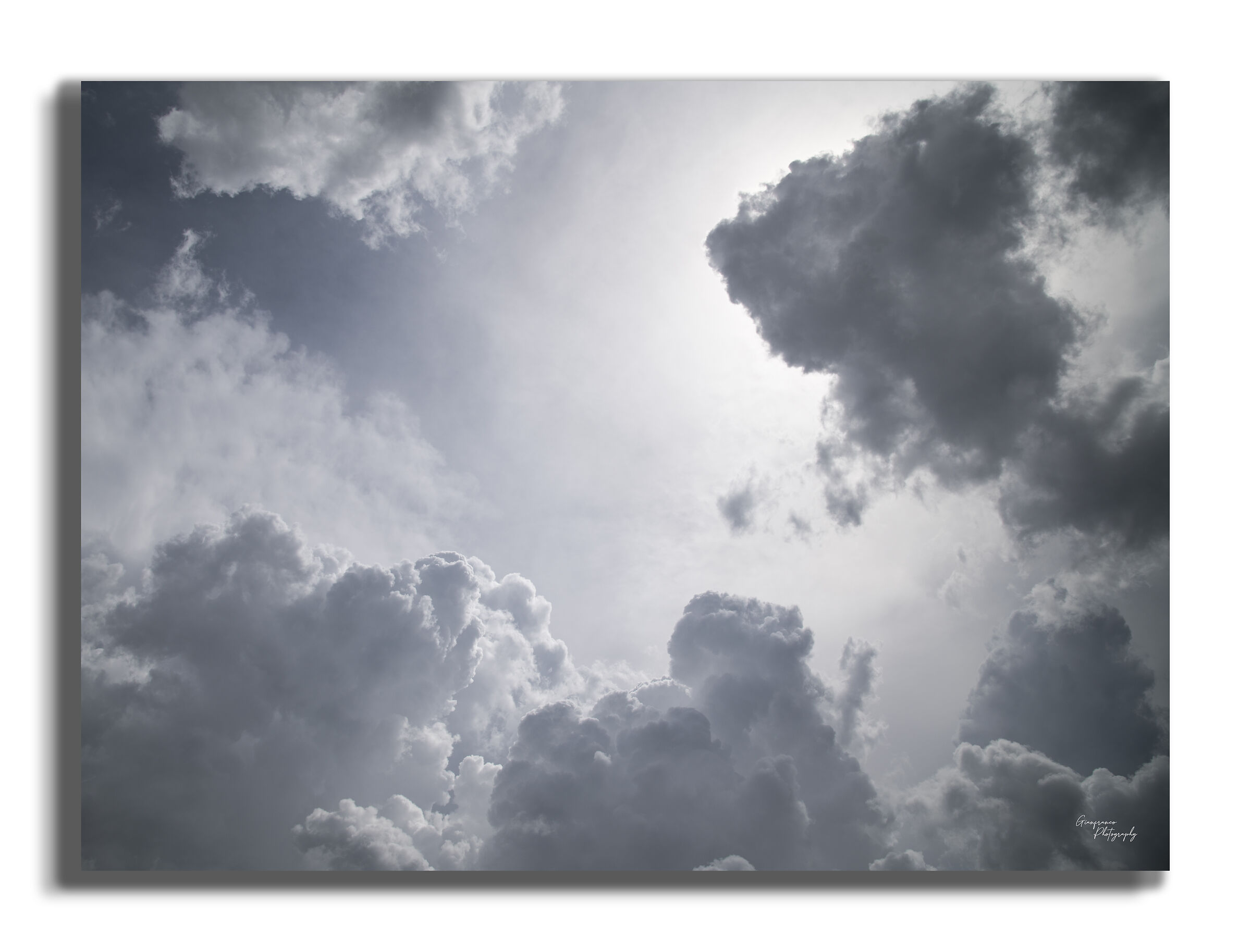 Between sky and clouds