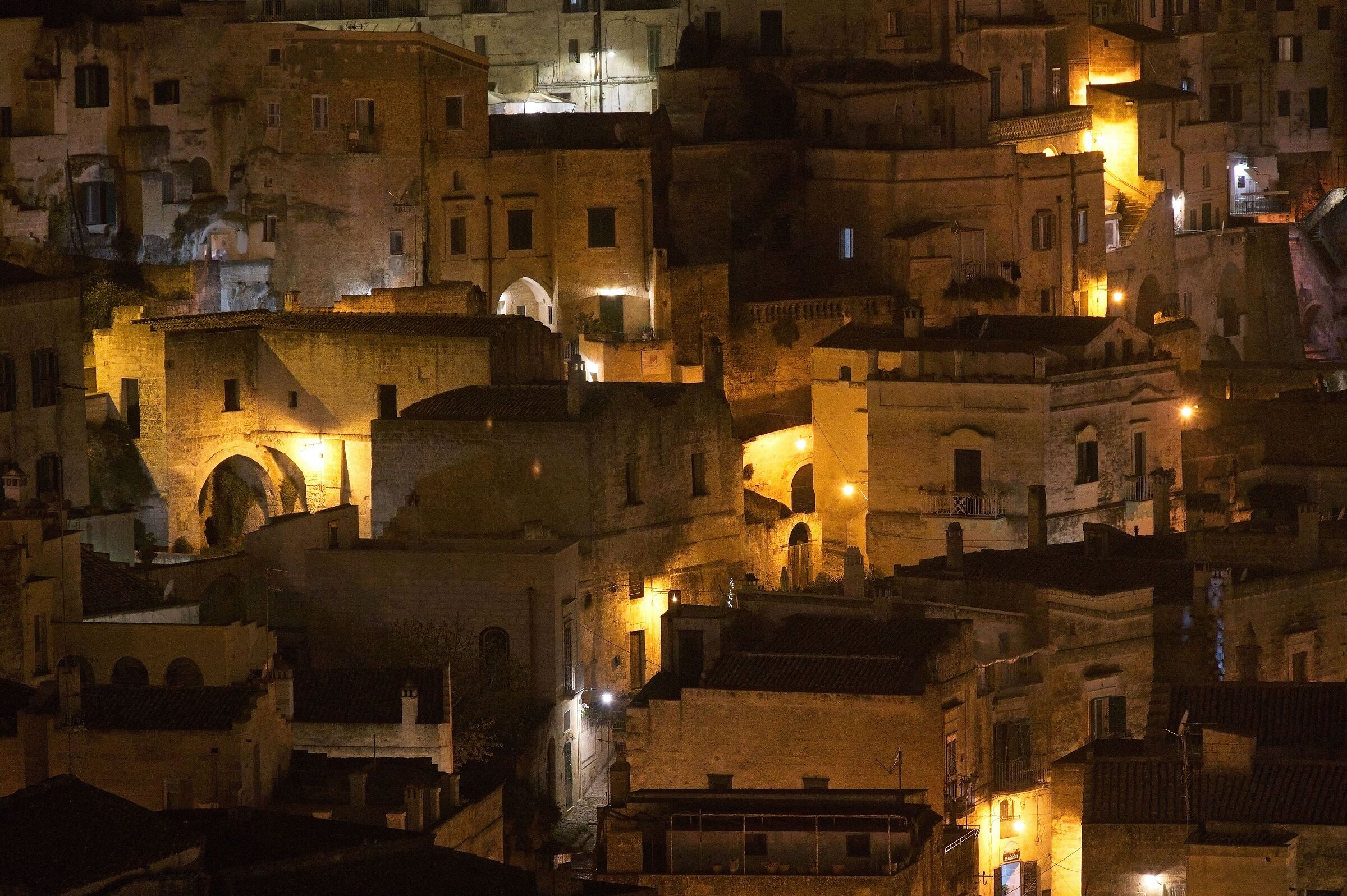 Matera by night
