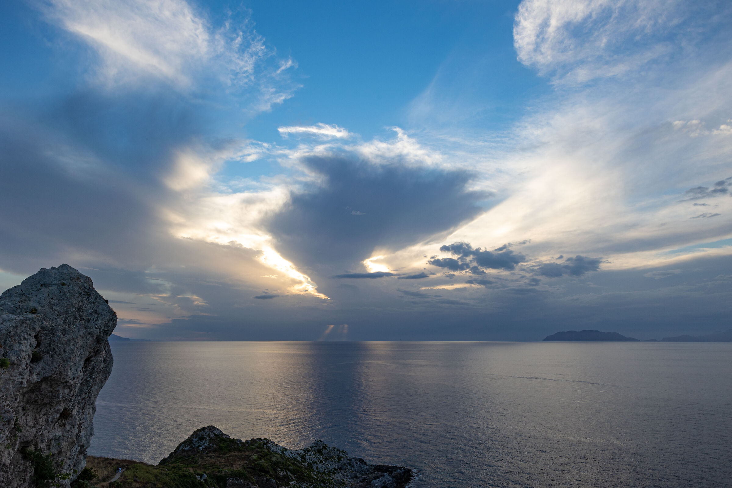 Sunset over Vulcano...