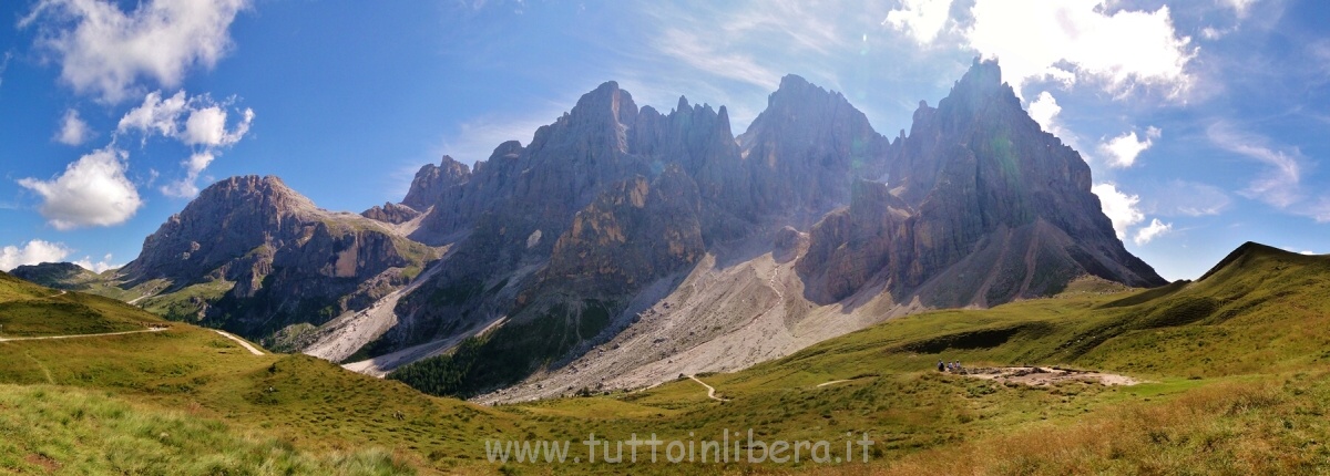 Pale di San Martino da Baita Segantini