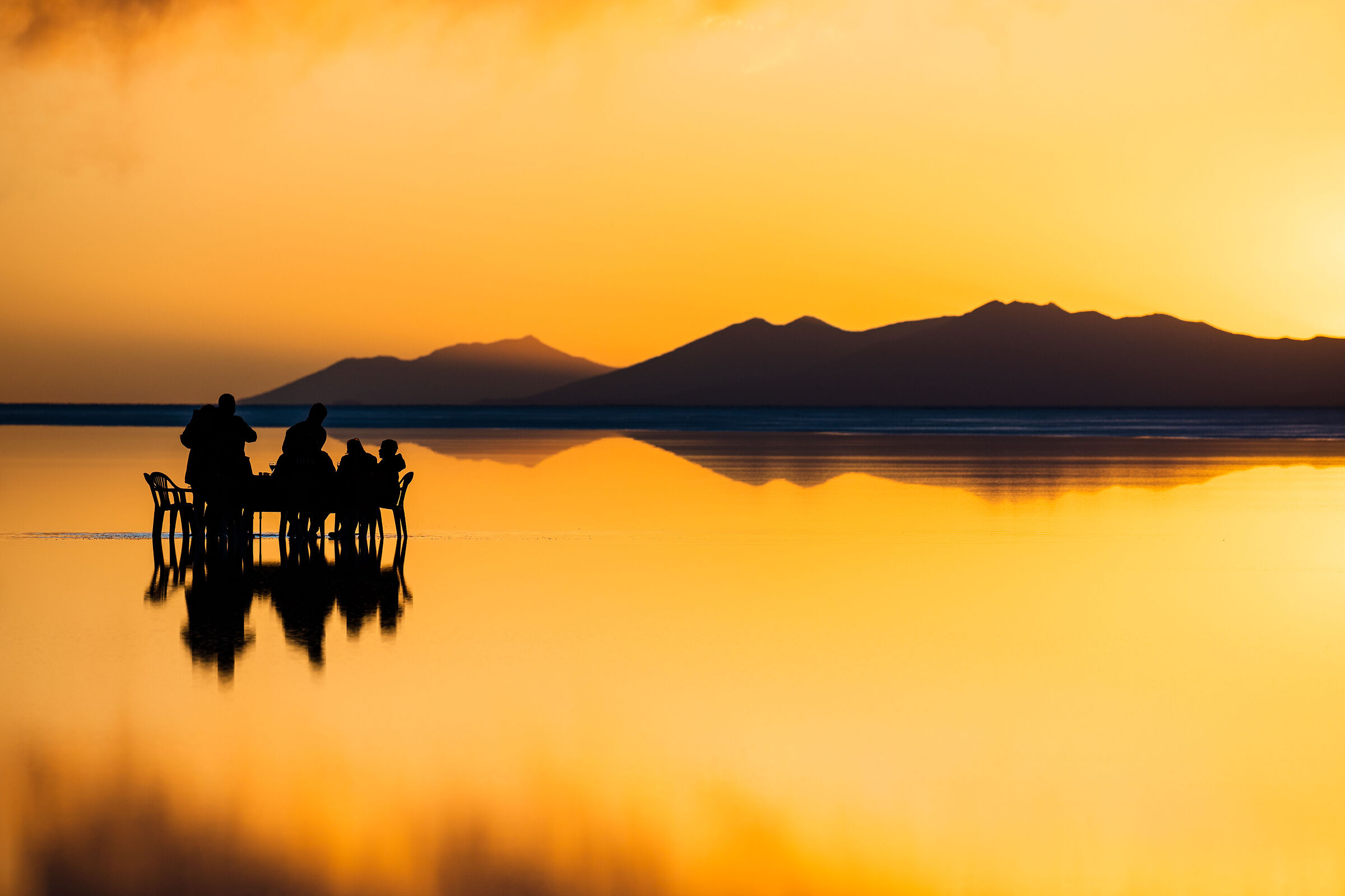 Dinner in the Salar