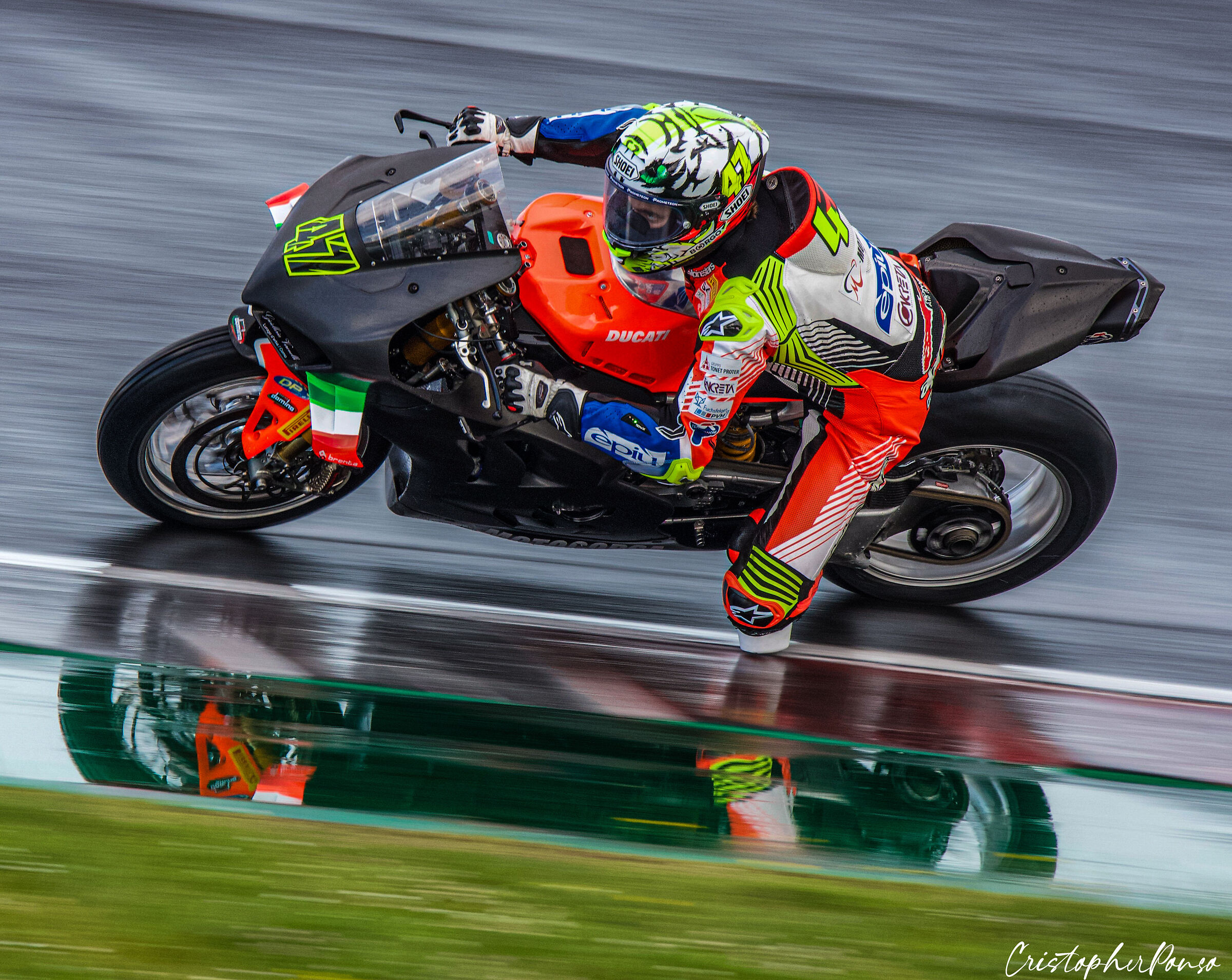 Axel Bassani livery test misano