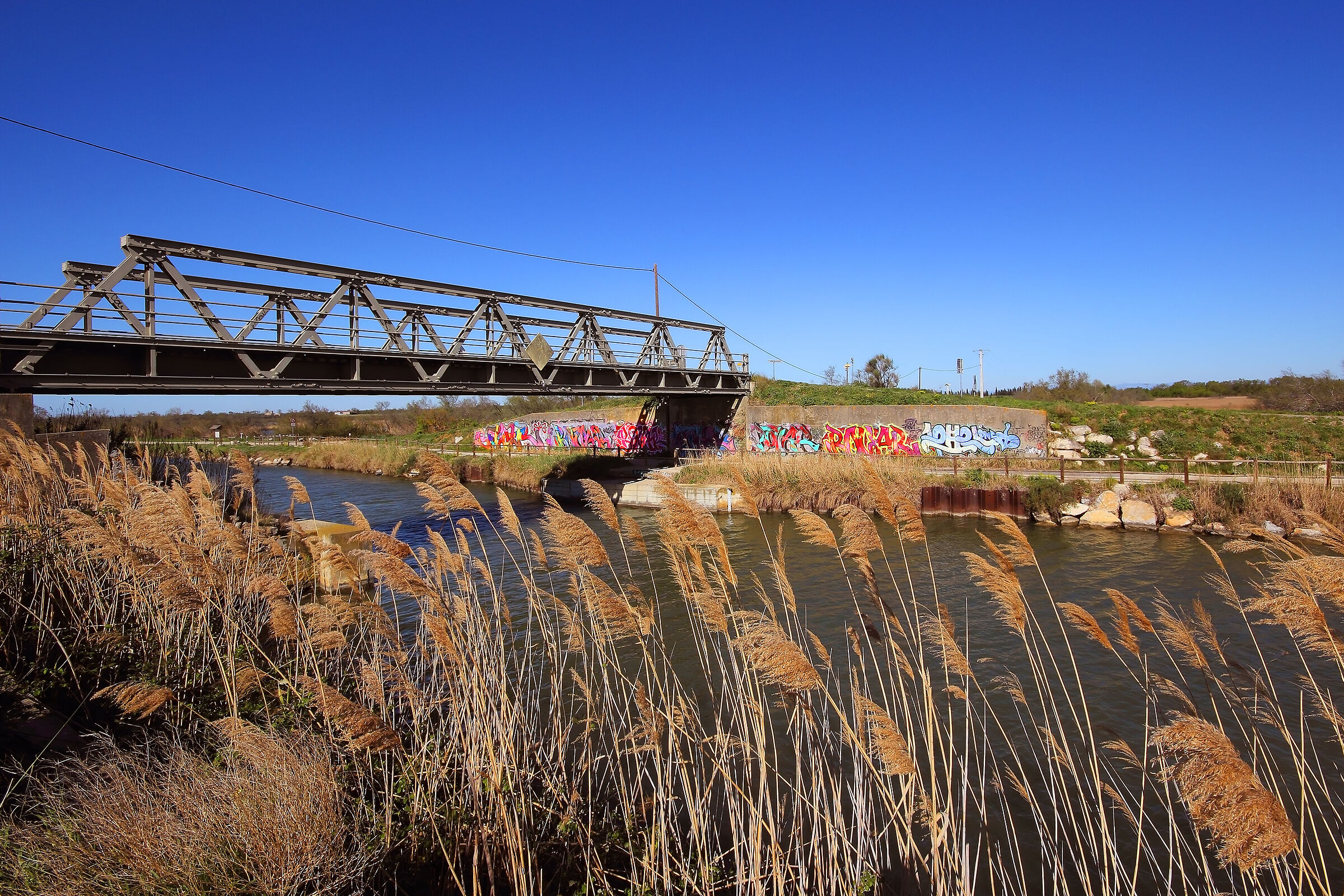 Les couleurs de la Camargue au Pont des Tourrandons