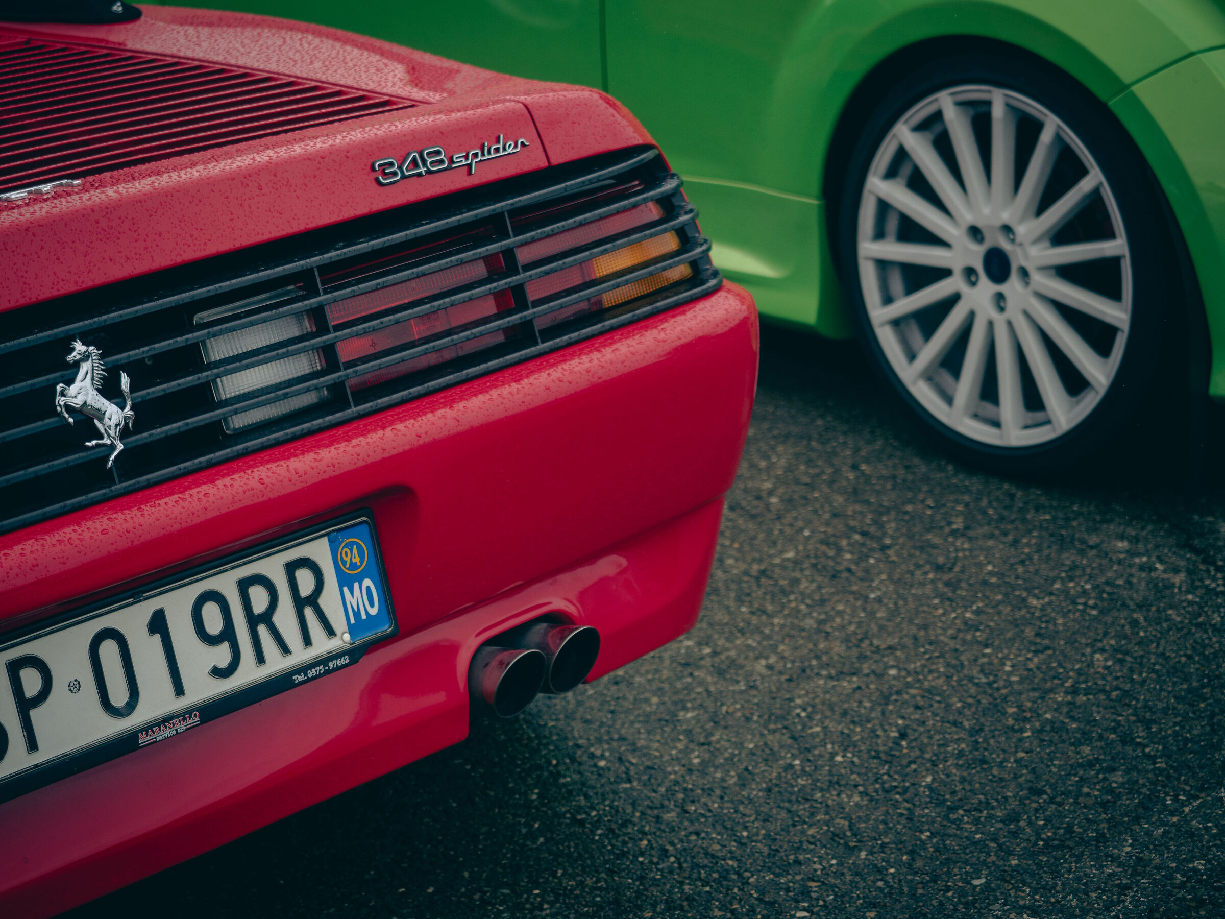 Ferrari 348 Spider & Ford Focus RS