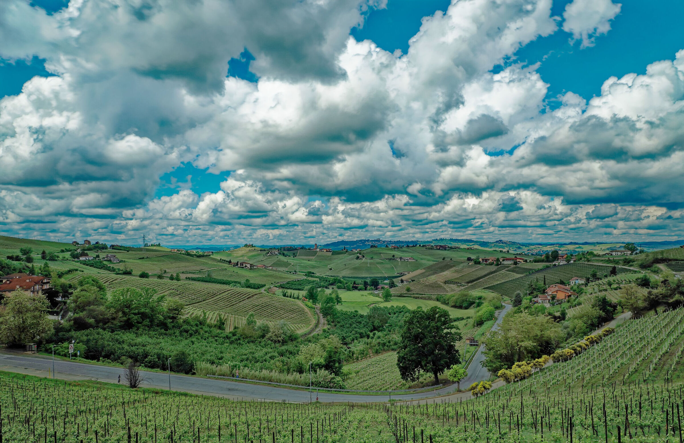 Langhe and Clouds