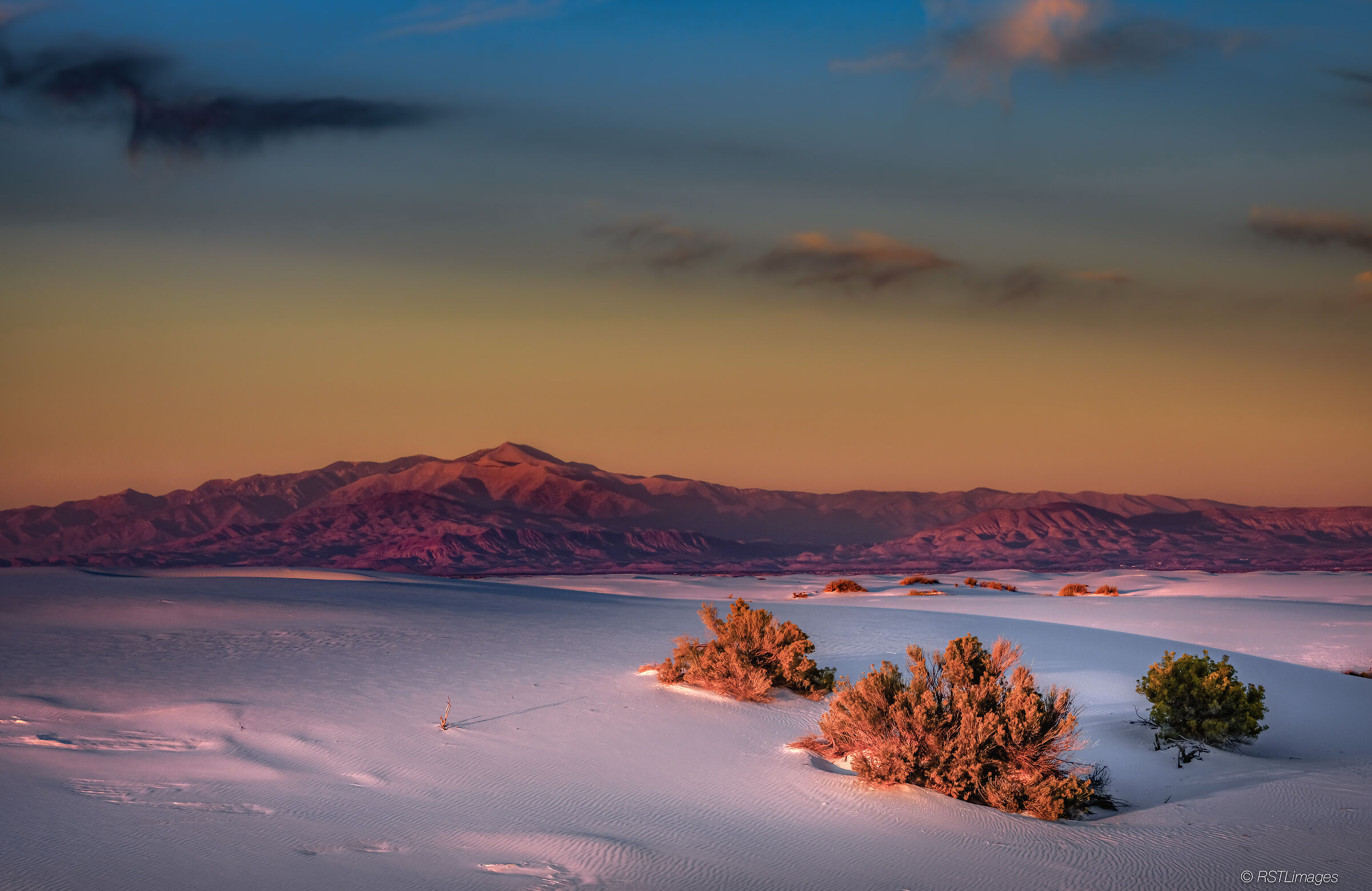 Crepuscolo - White Sands Nuovo Messico