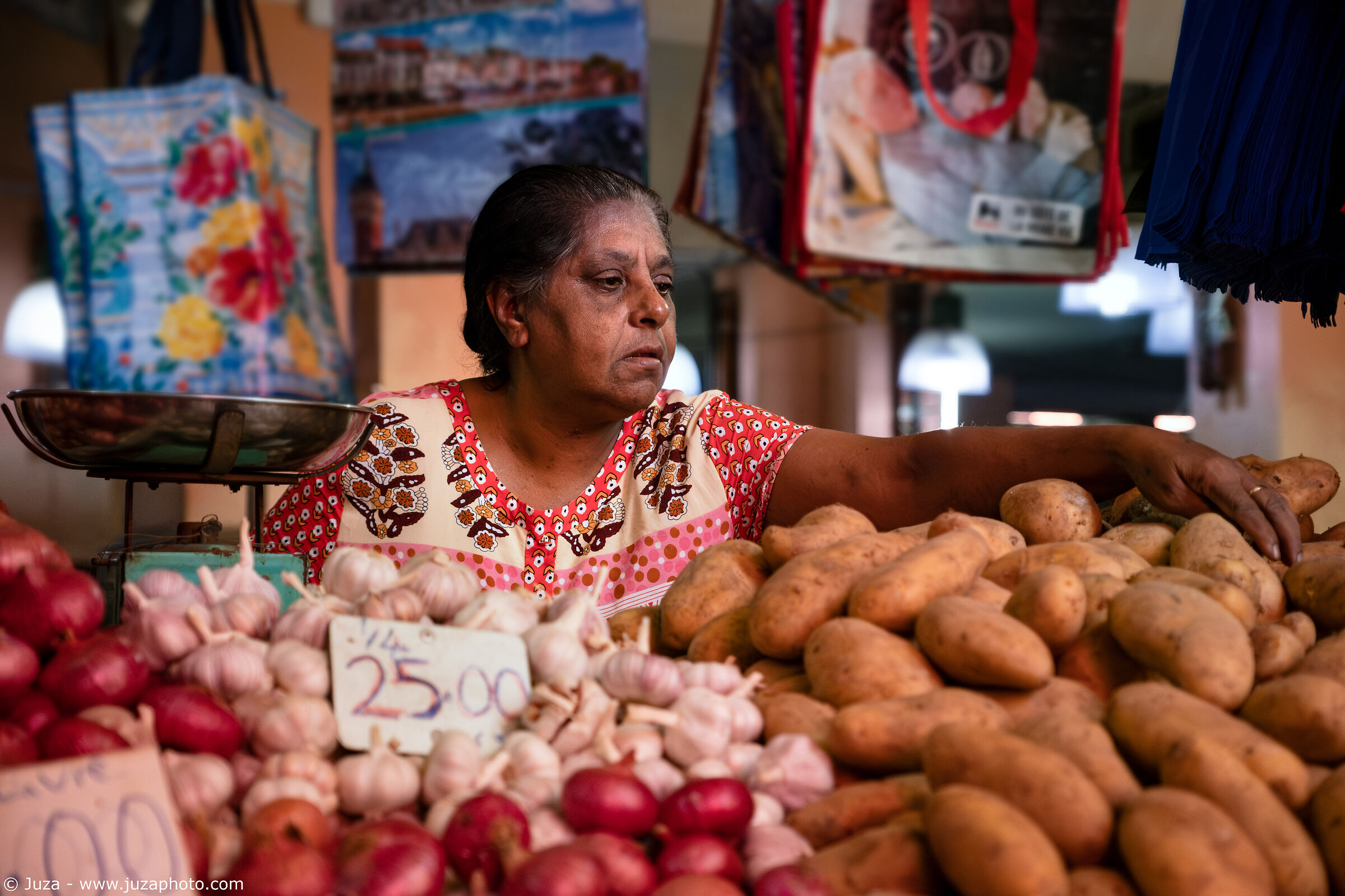 Potato seller, Port Louis
