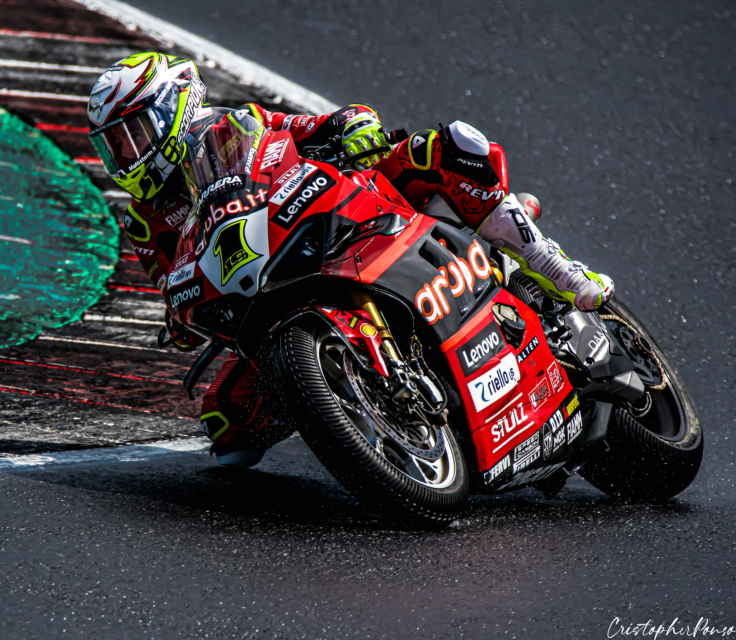 Alvaro Bautista test misano sbk