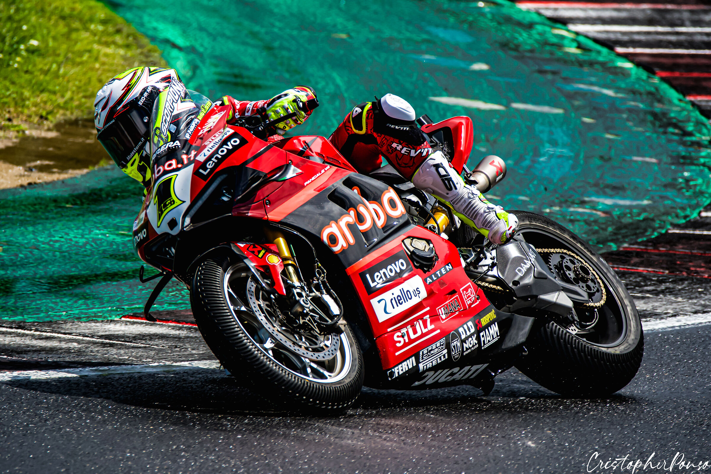 Alvaro Bautista Curve of the Misano wagon