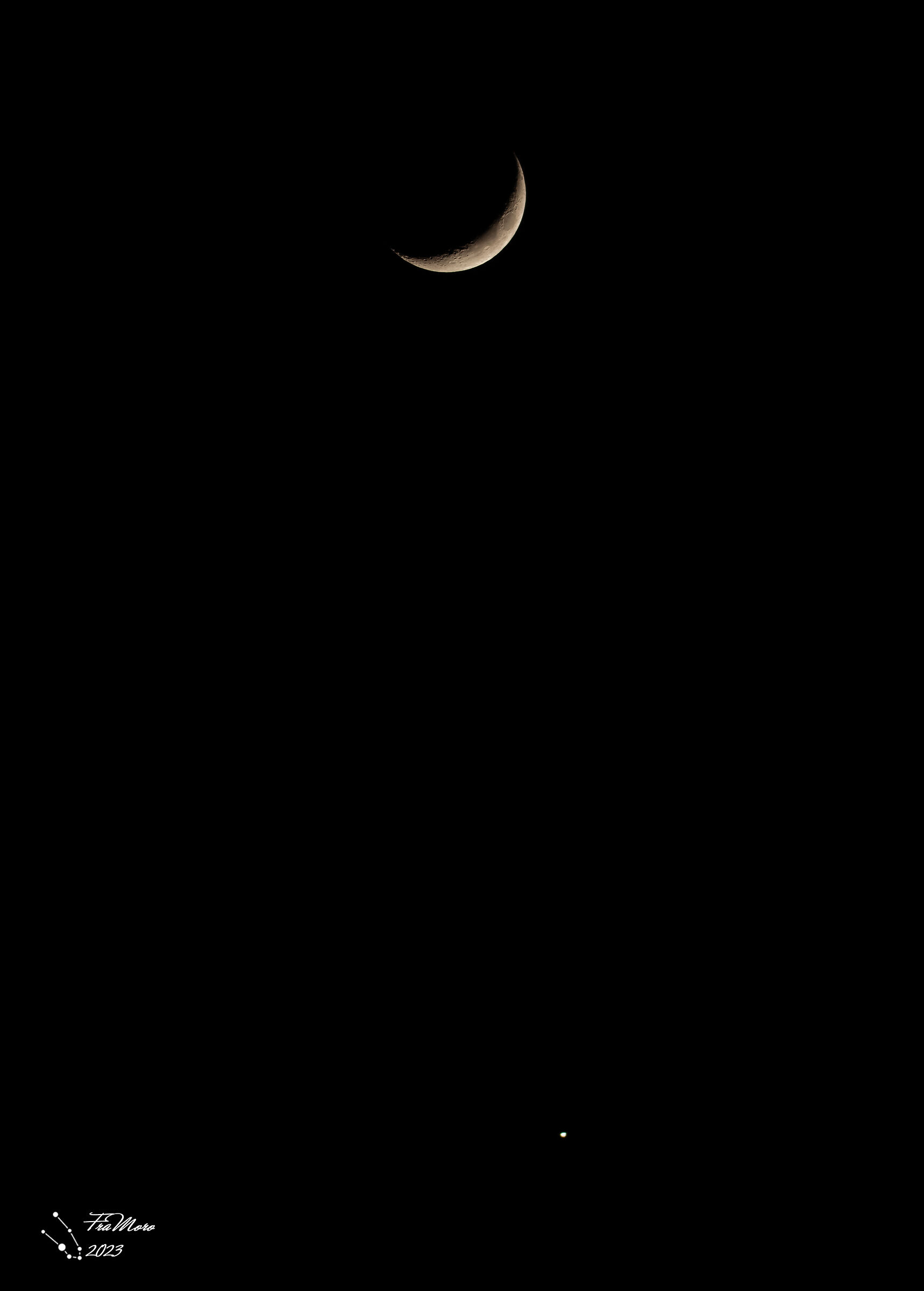 Congiunzione Luna Venere 23 Maggio 23