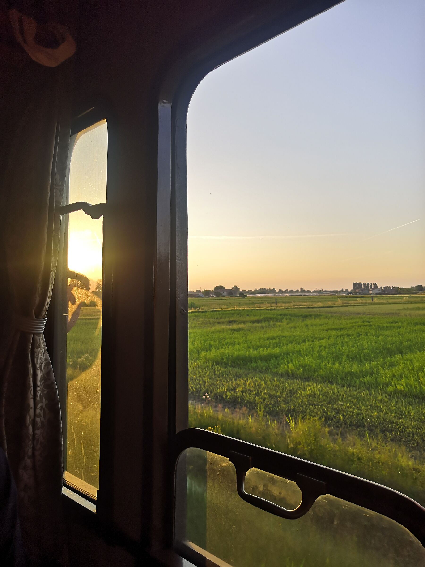 Polesine al tramonto