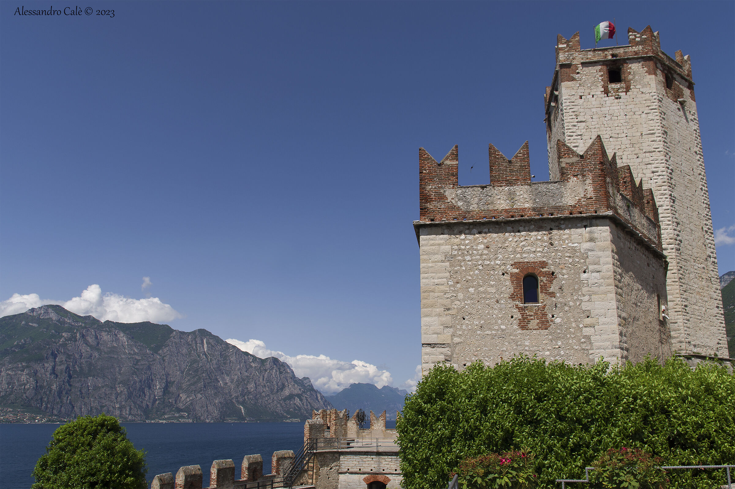 Malcesine il castello Scaligero 1614
