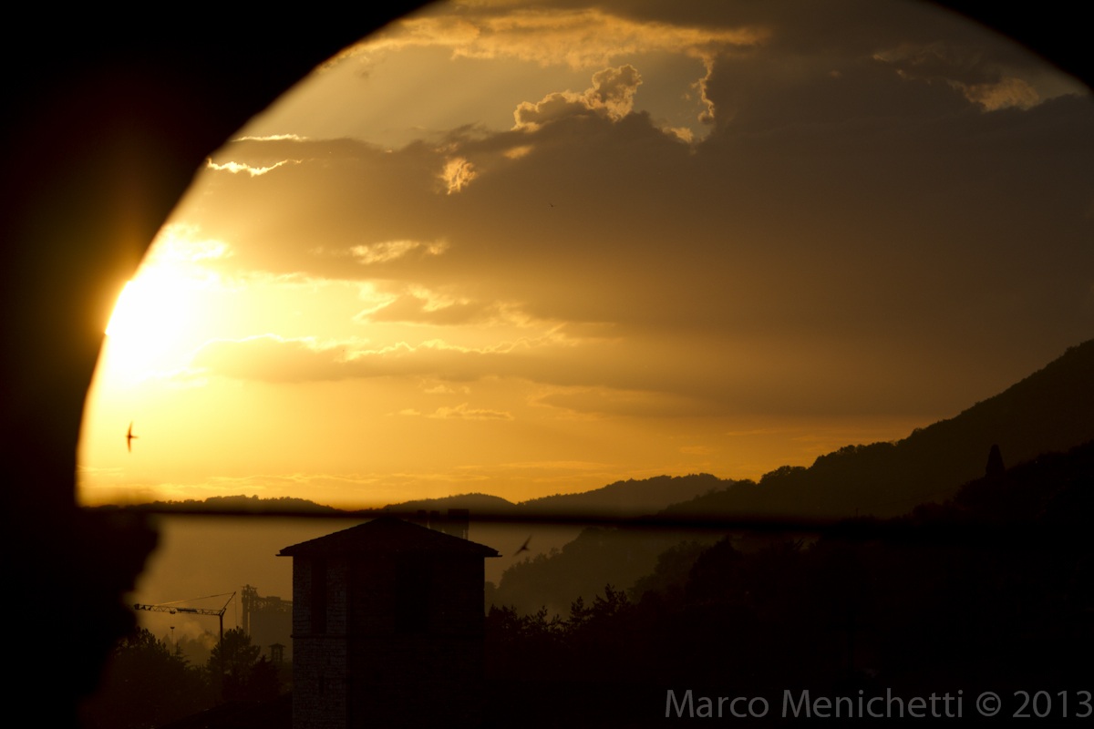 Tramonto in Piazza Grande