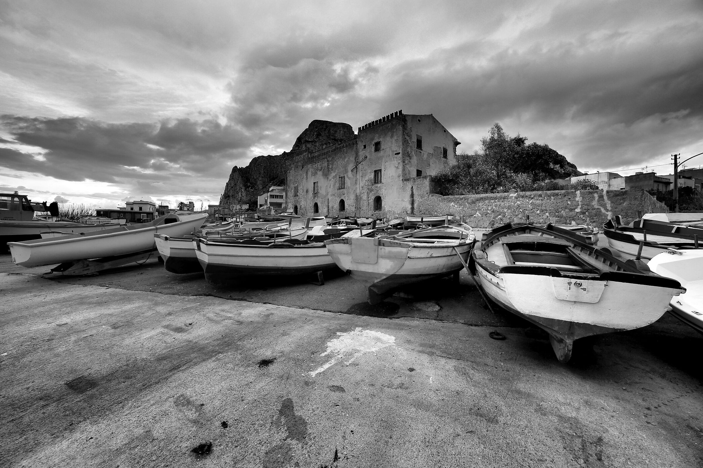 Sicilian Landscapes BN ( Sferracavallo Palermo )