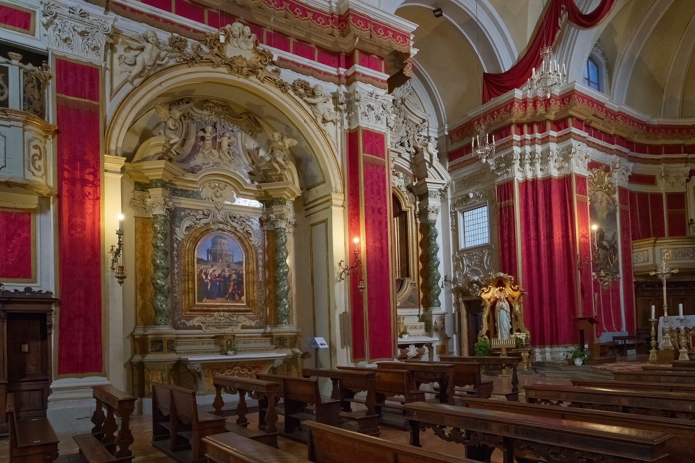 Lo sposalizio della Vergine di Raffaello al suo posto