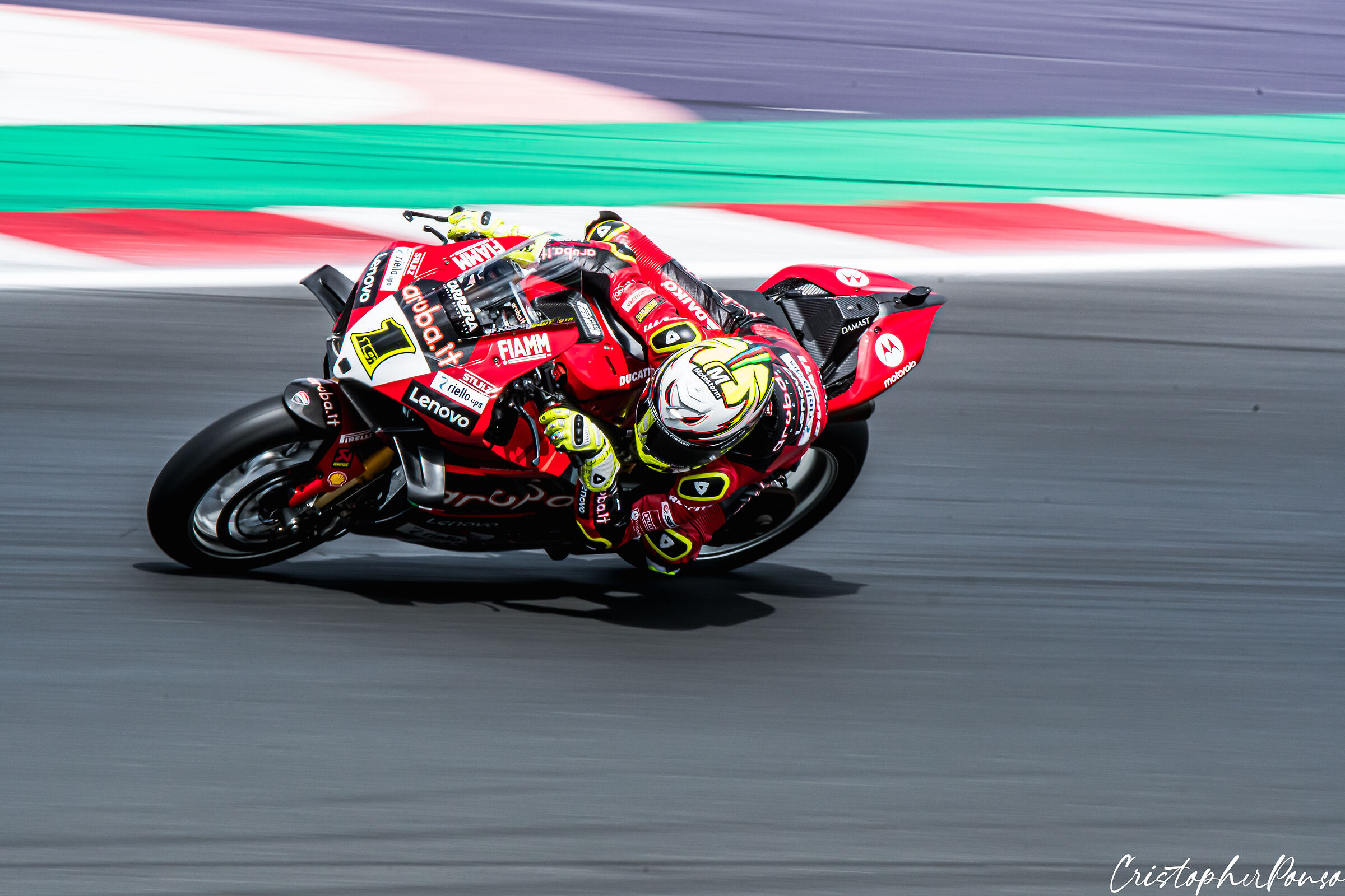 Alvaro Bautista test misano sbk