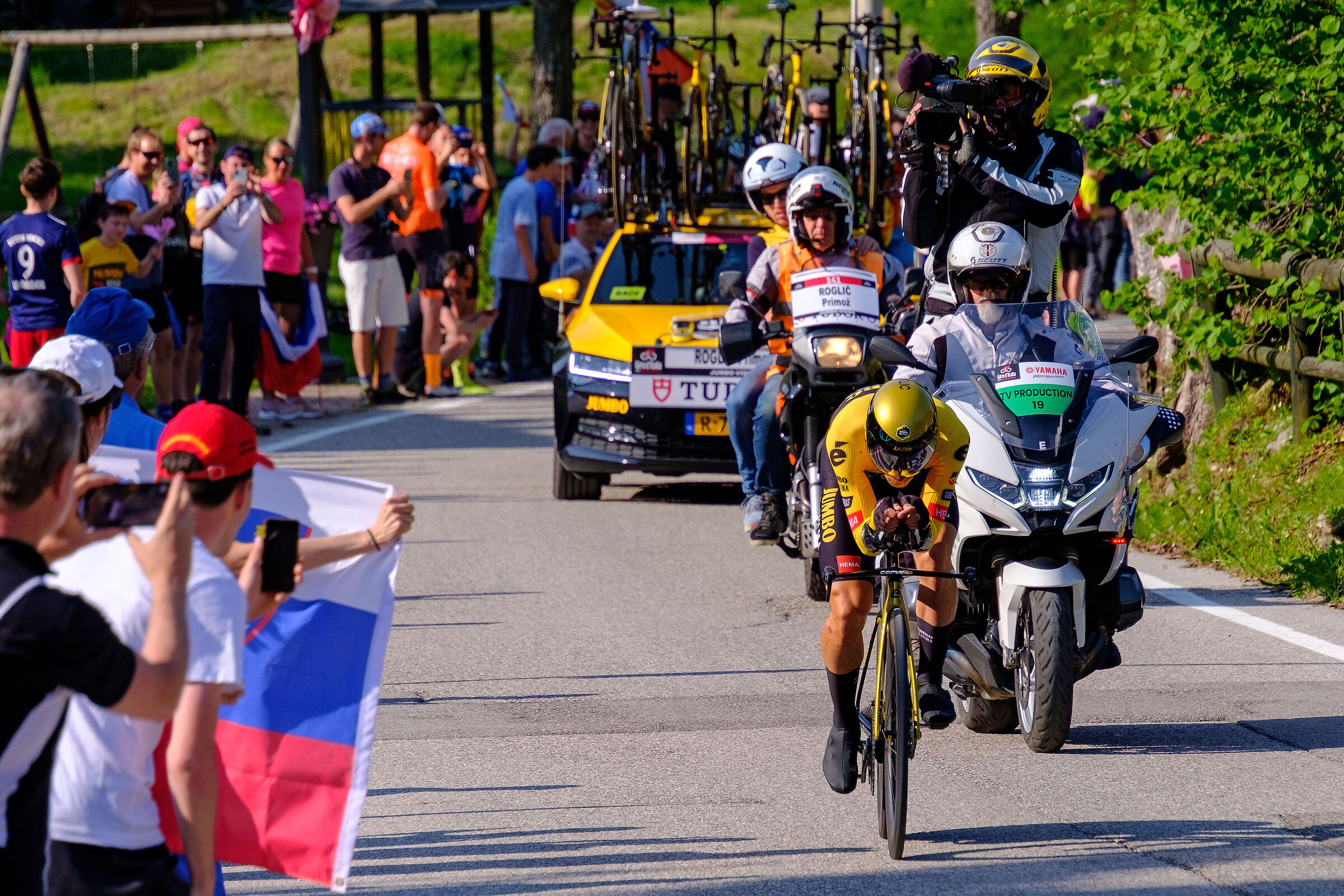 Giro d'Italia 2023 partenza  della cronoscalata