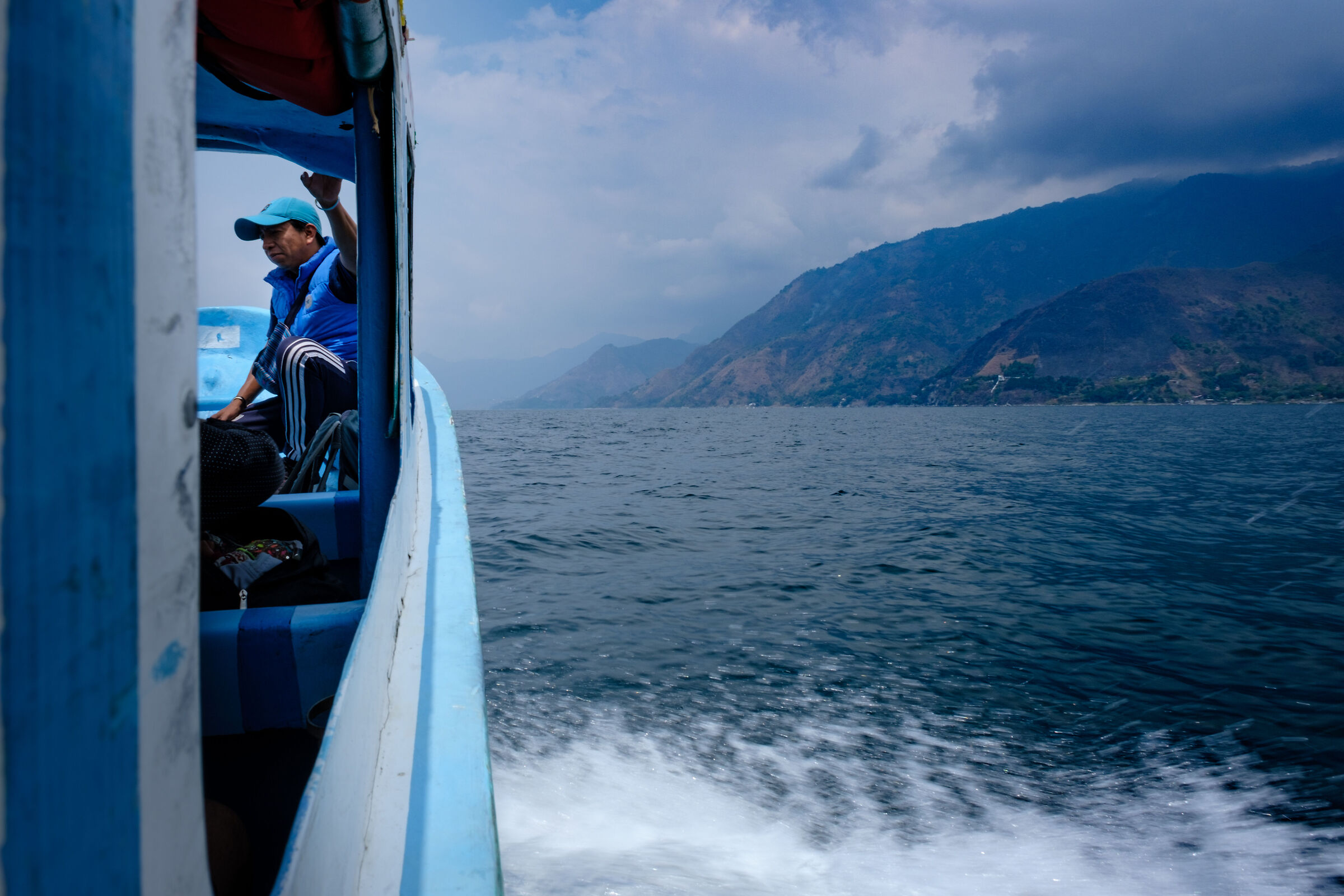 By Boat on Lake Atitlan