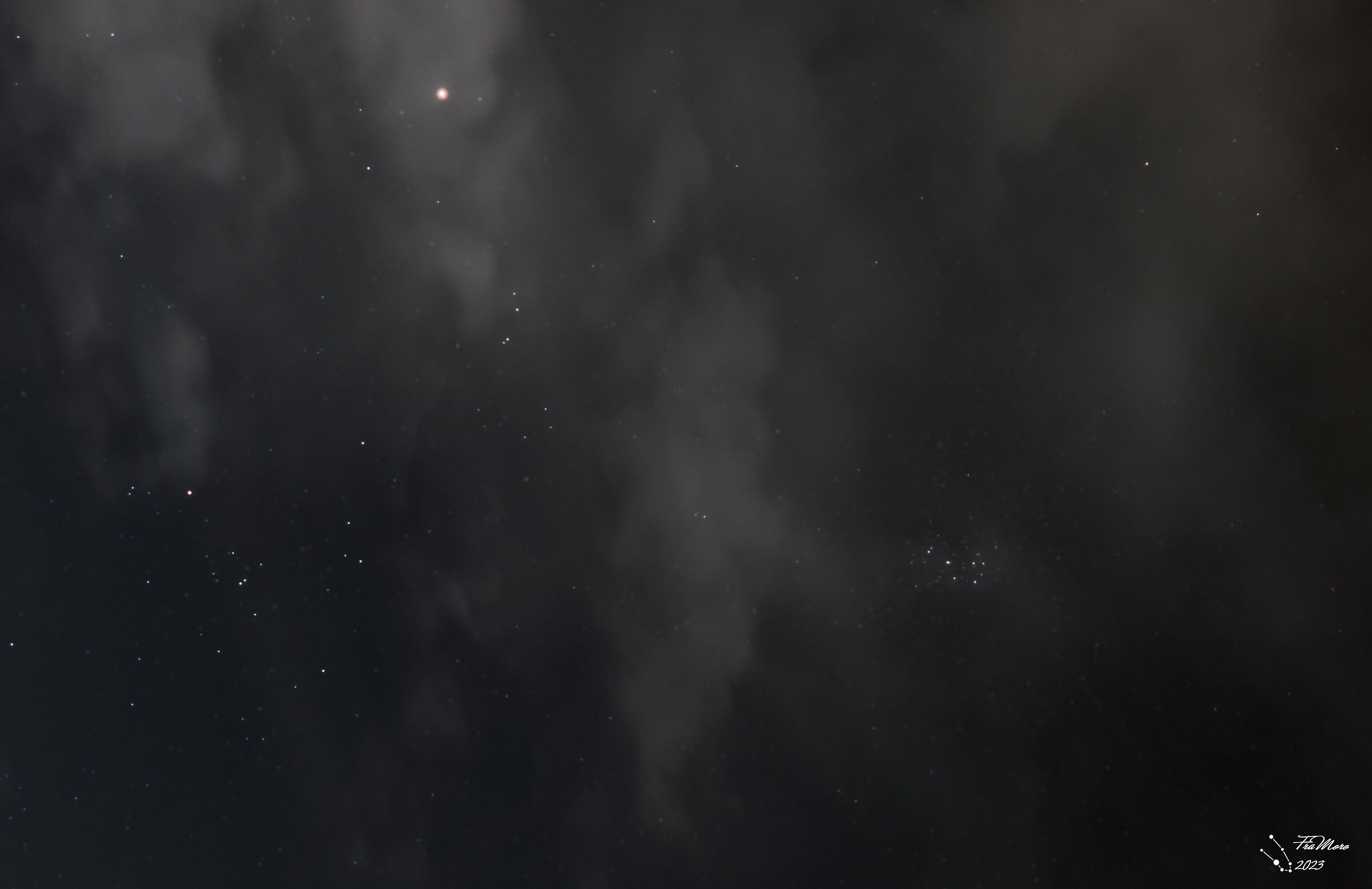 Il Toro e Marte tra le nuvole