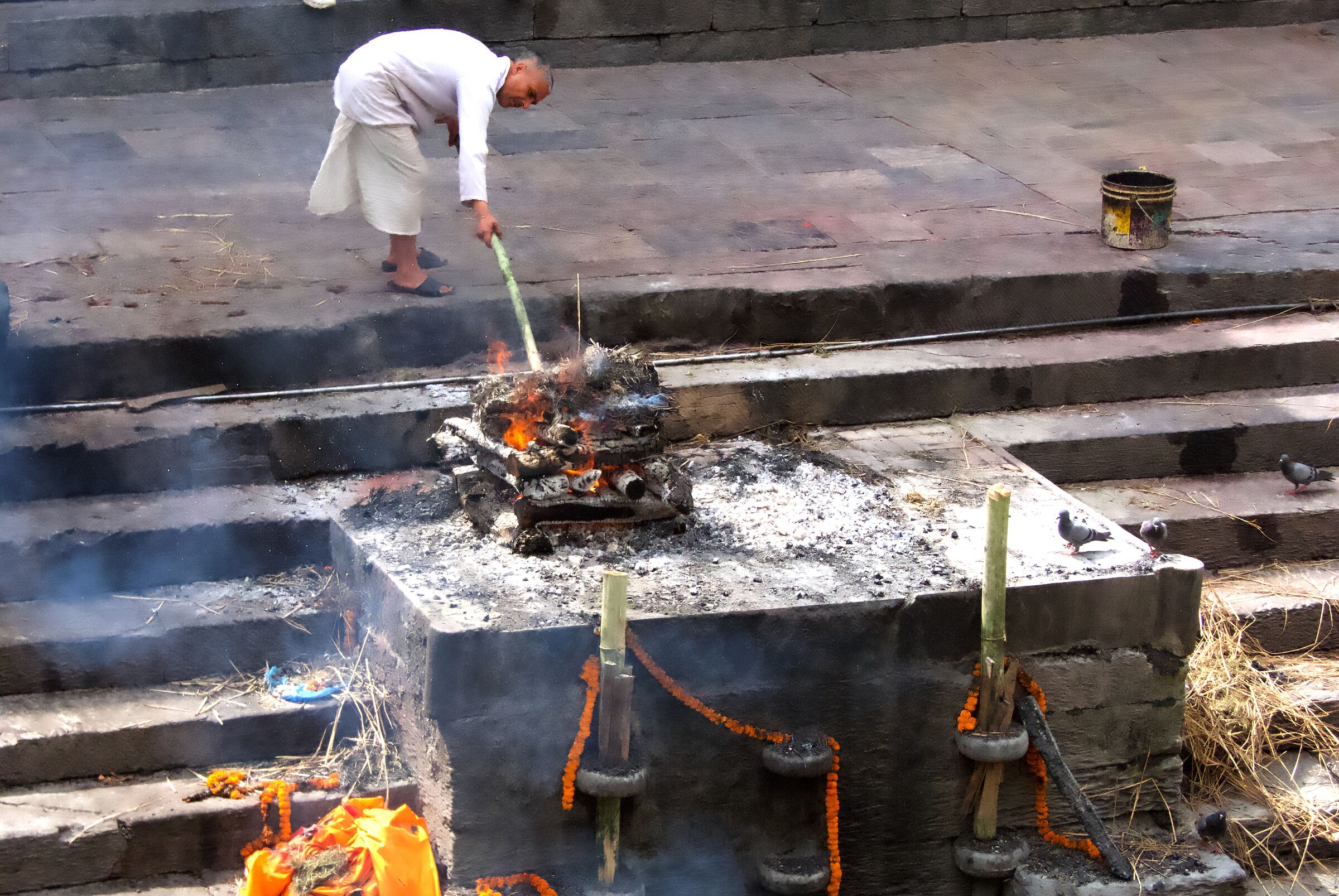 Pira funebre al Tempio di Pashupatinath
