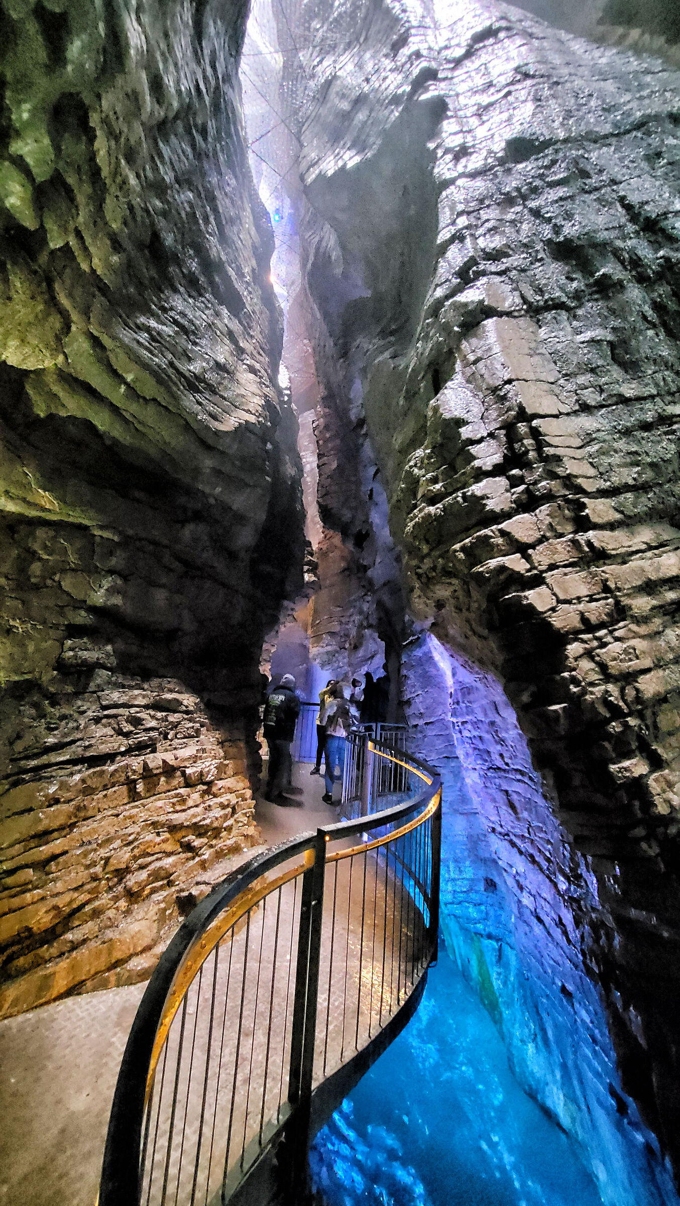La passerella nell'orrido