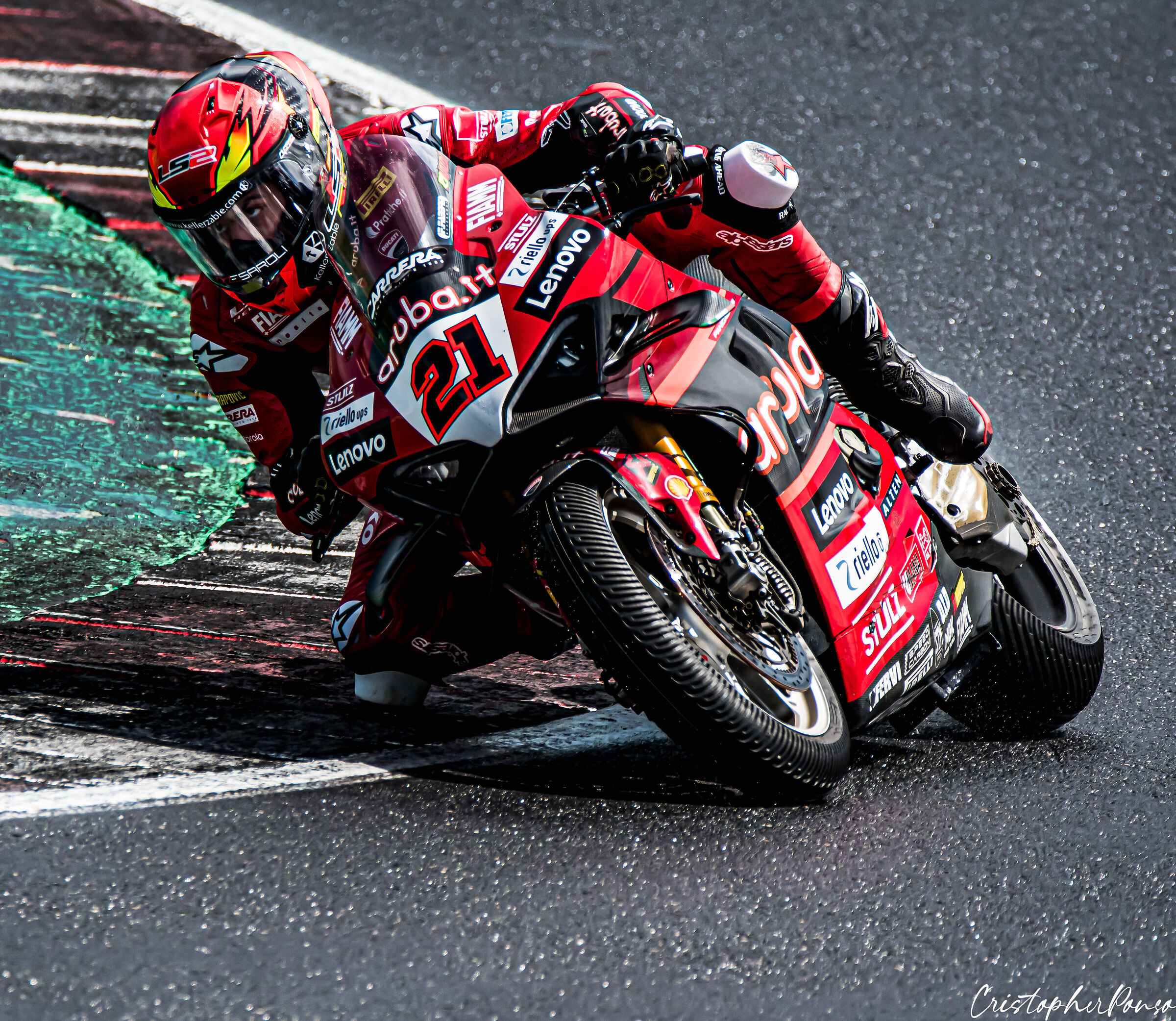Michael Rinaldi Ducati Aruba Misano test