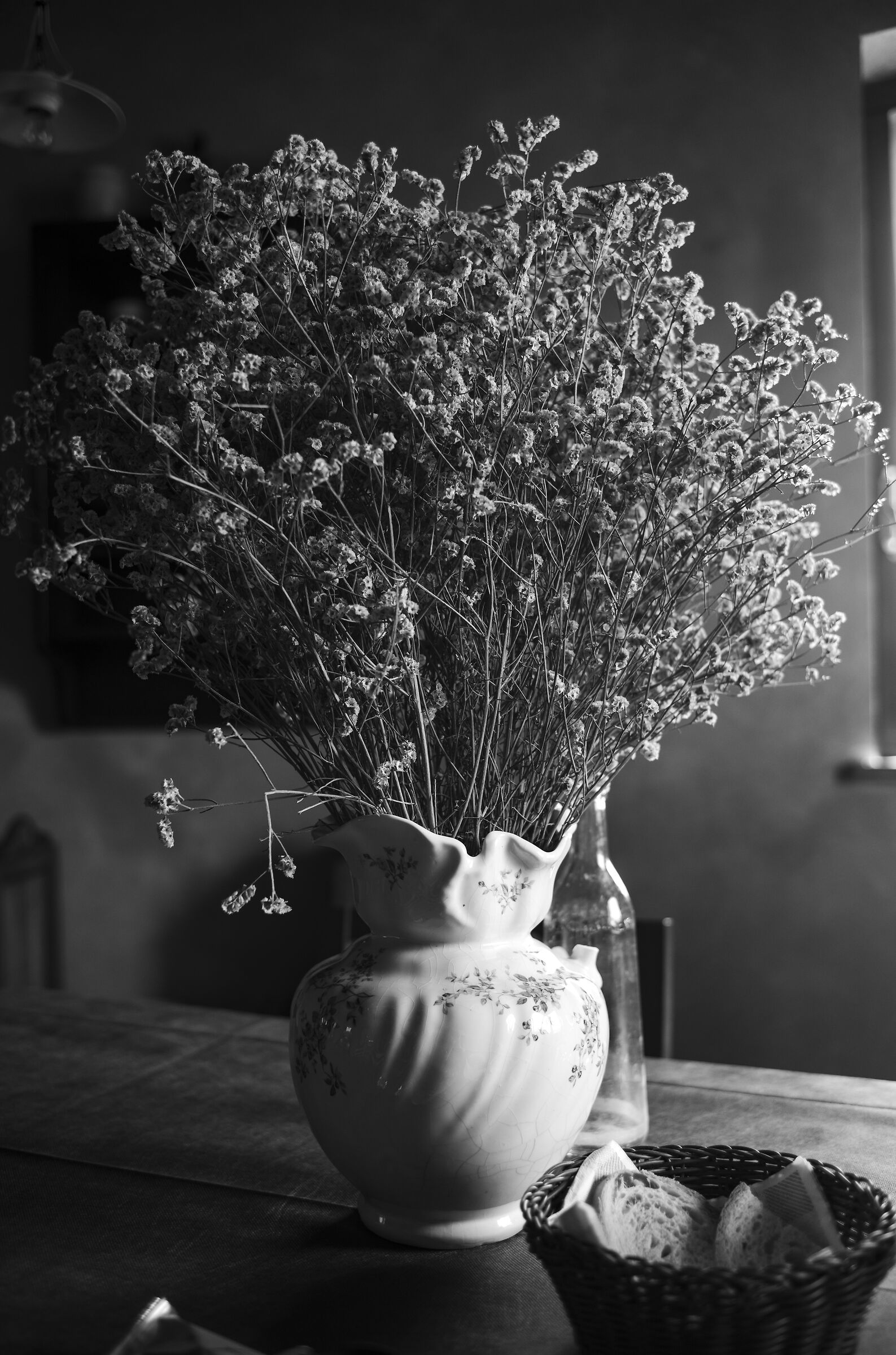 On the table in the countryside