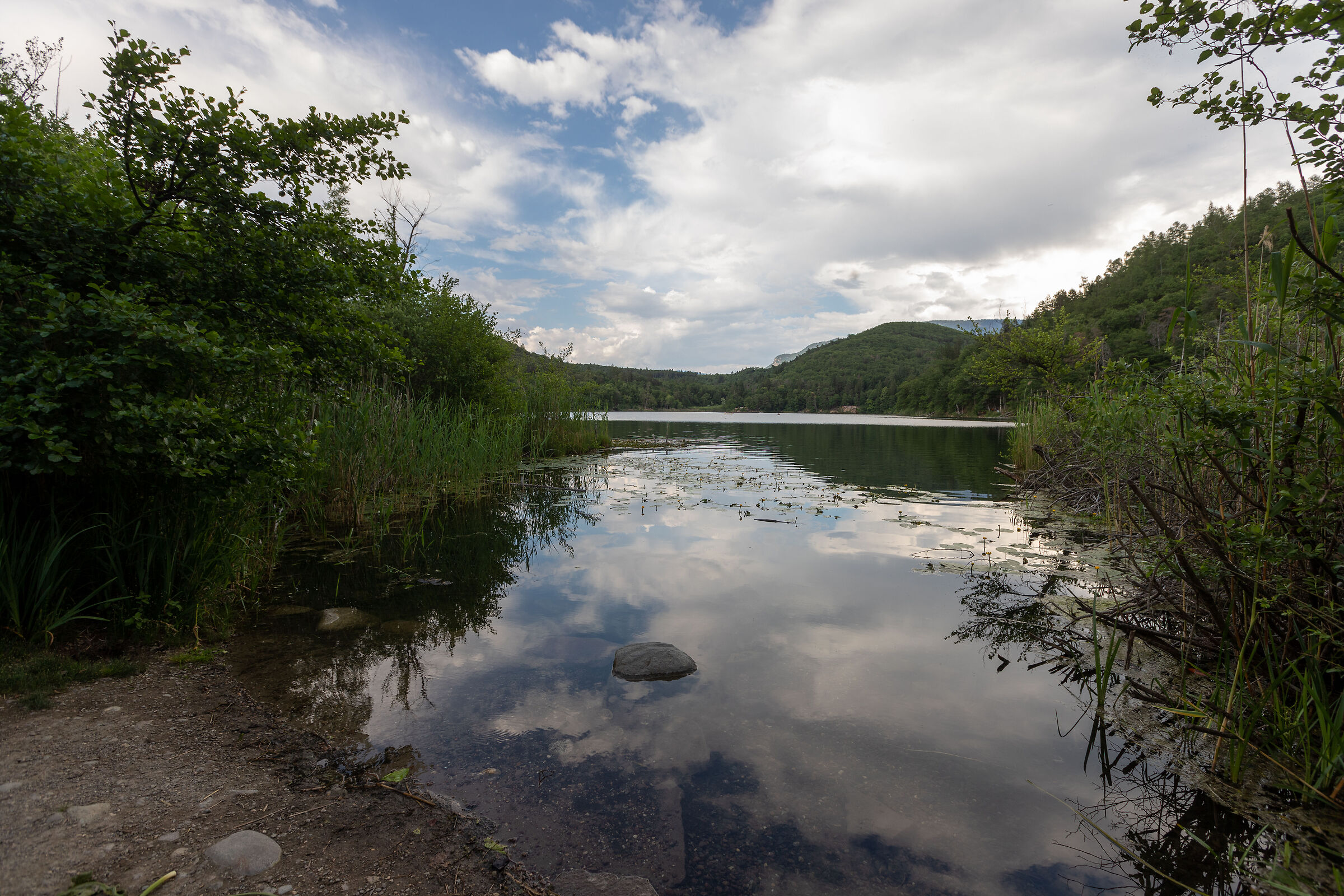 Montiggl blue lake