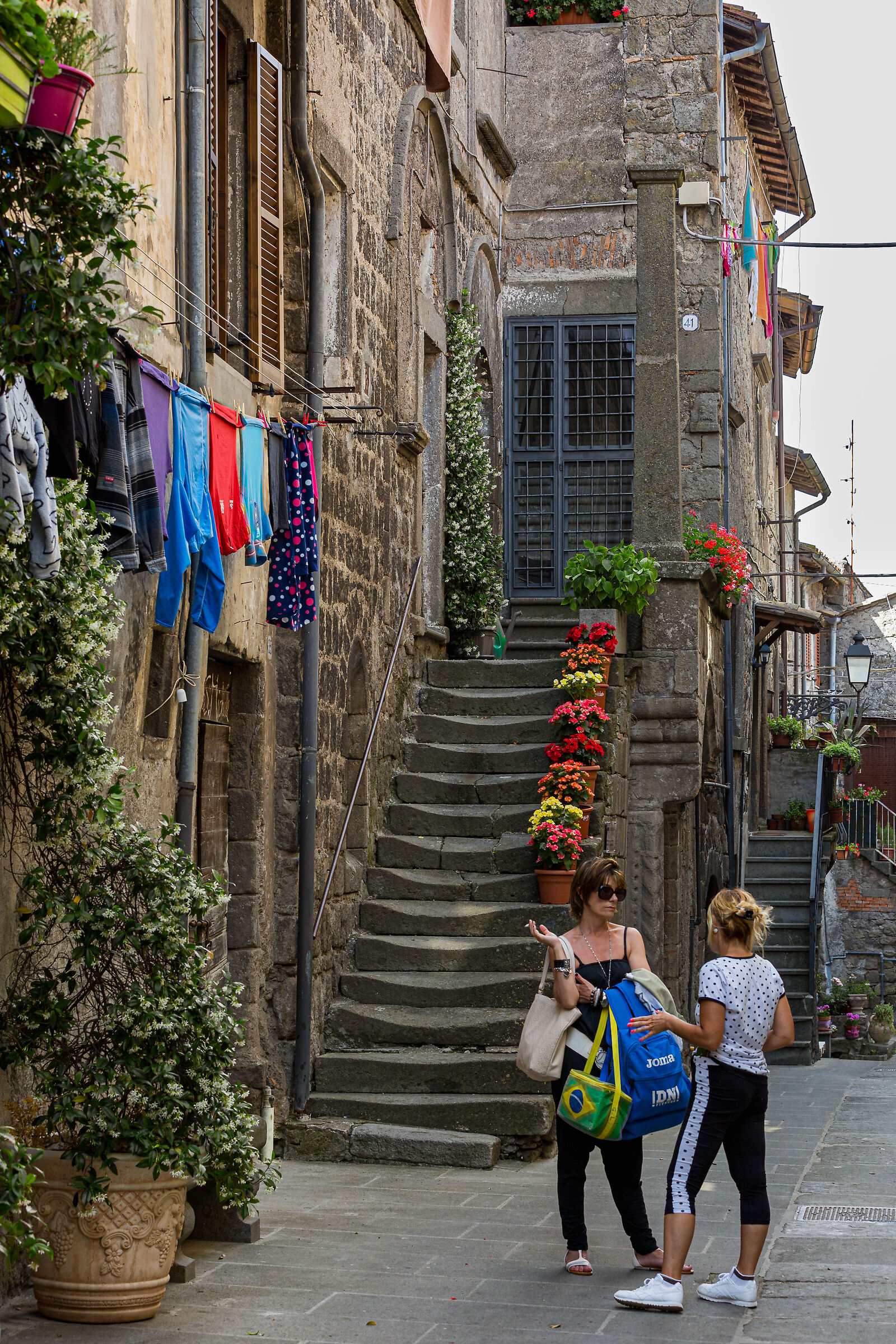 Moments of life in Vitorchiano