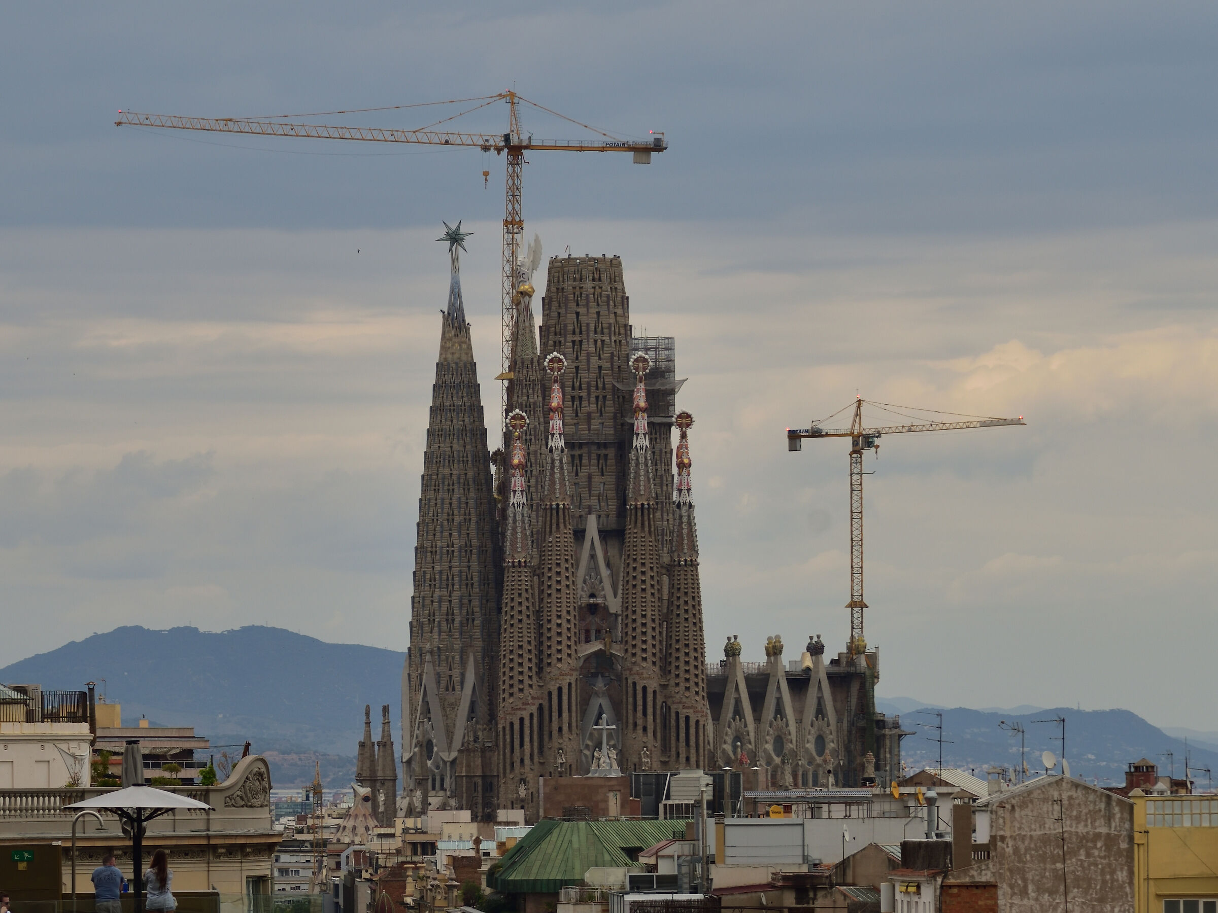 Vista della Sagrada Familia