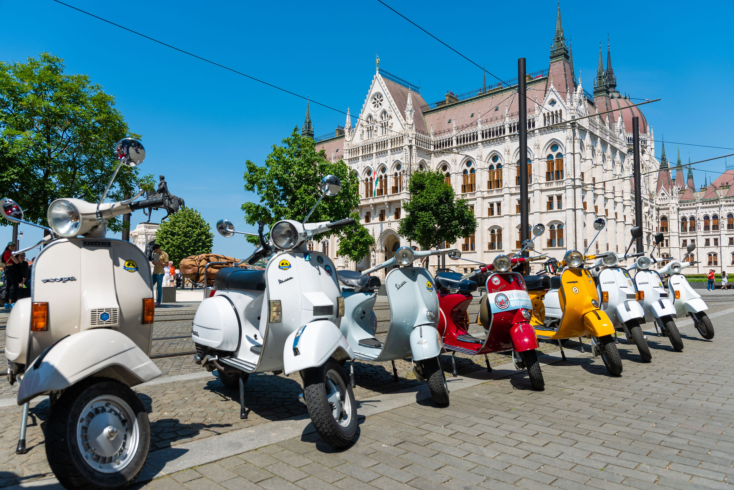 Raduno vespe a Budapest