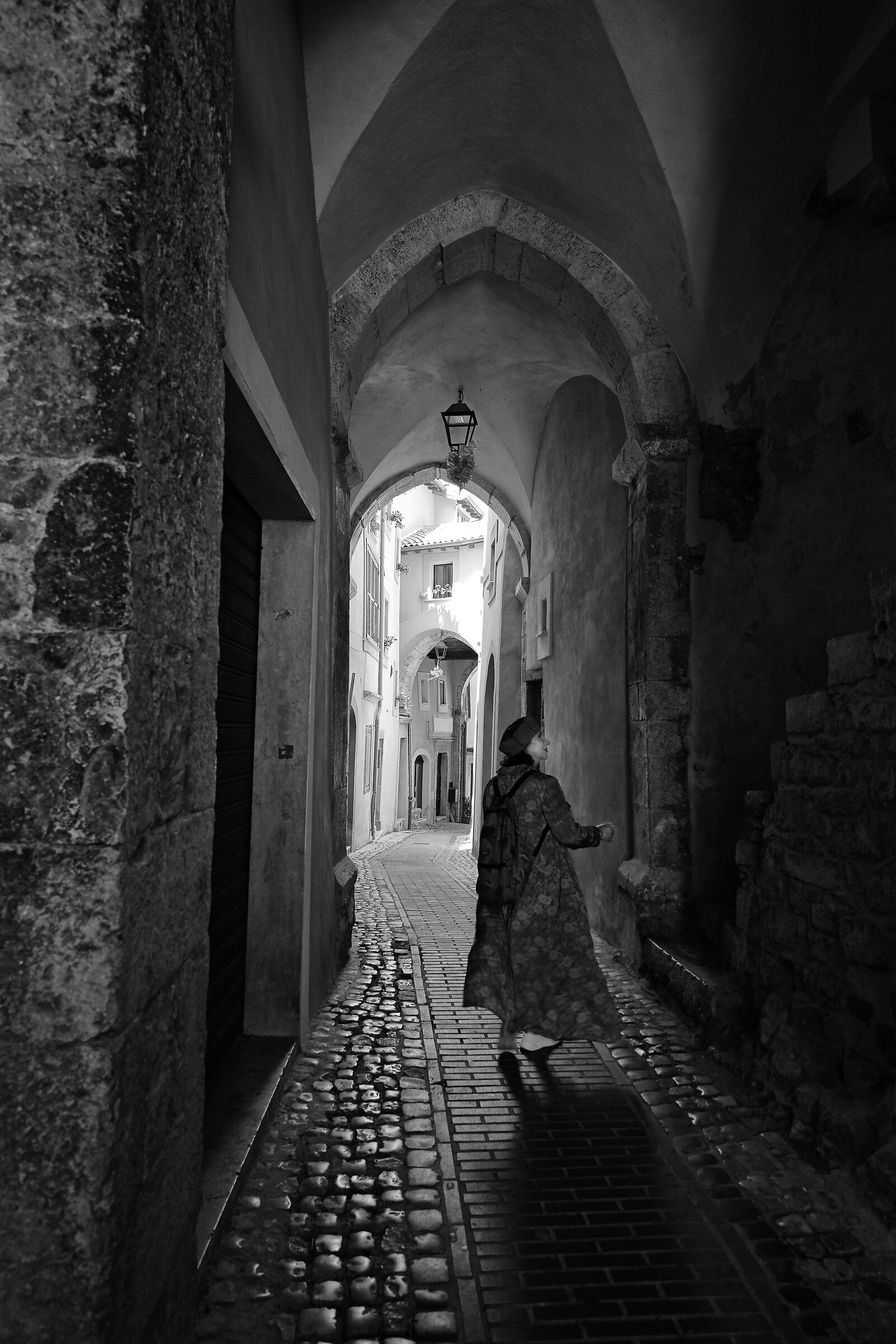 in the alleys of Sonnino