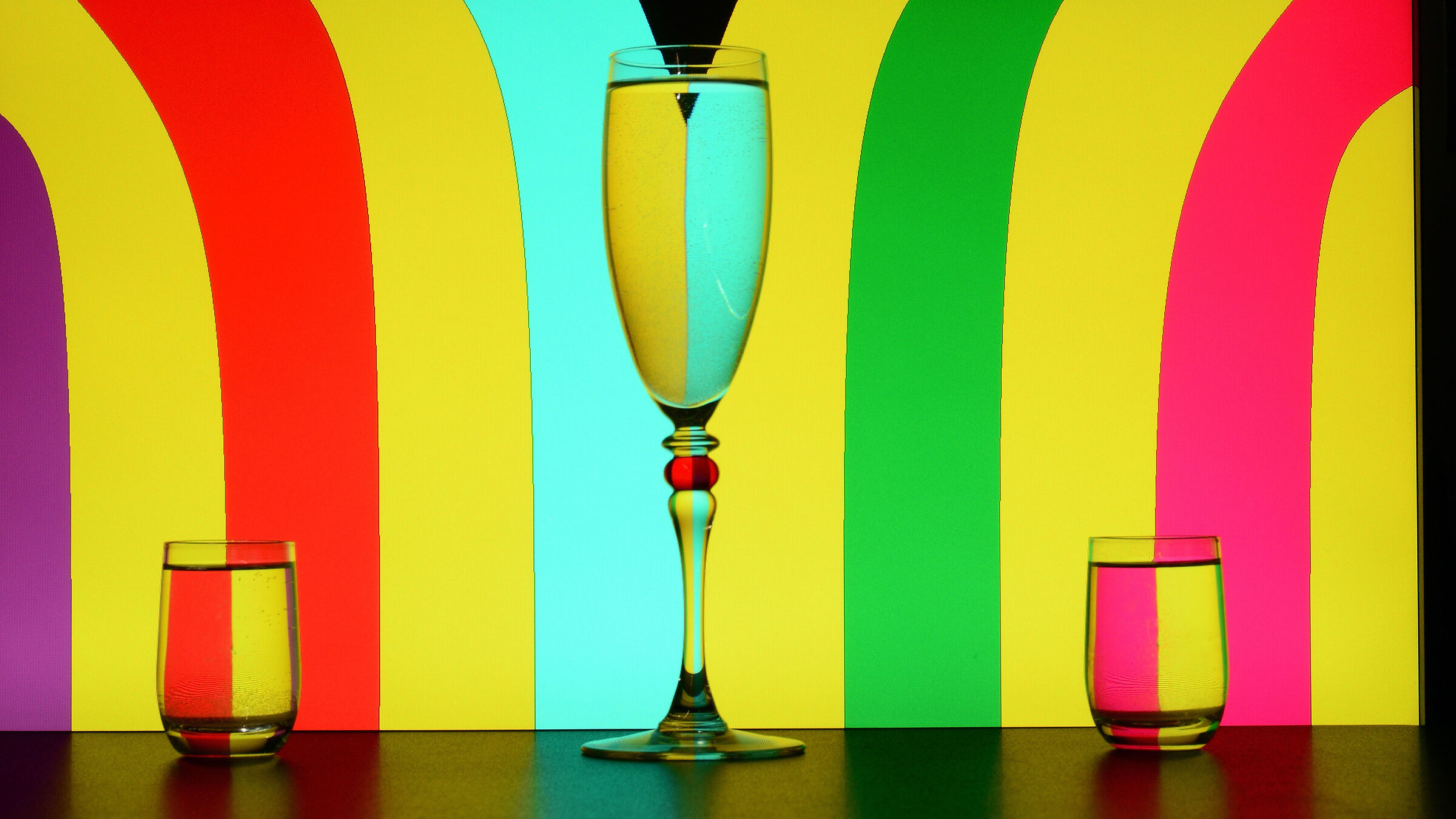 Colored water