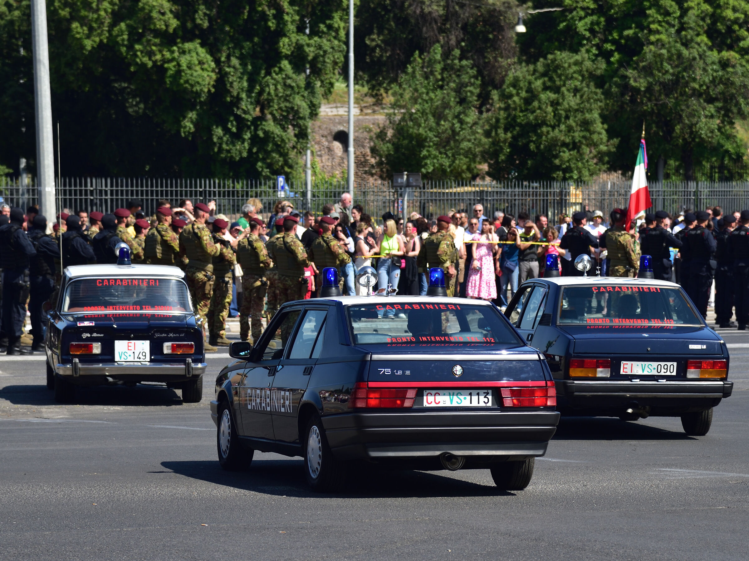 Alfa Romeo storiche dei Carabinieri