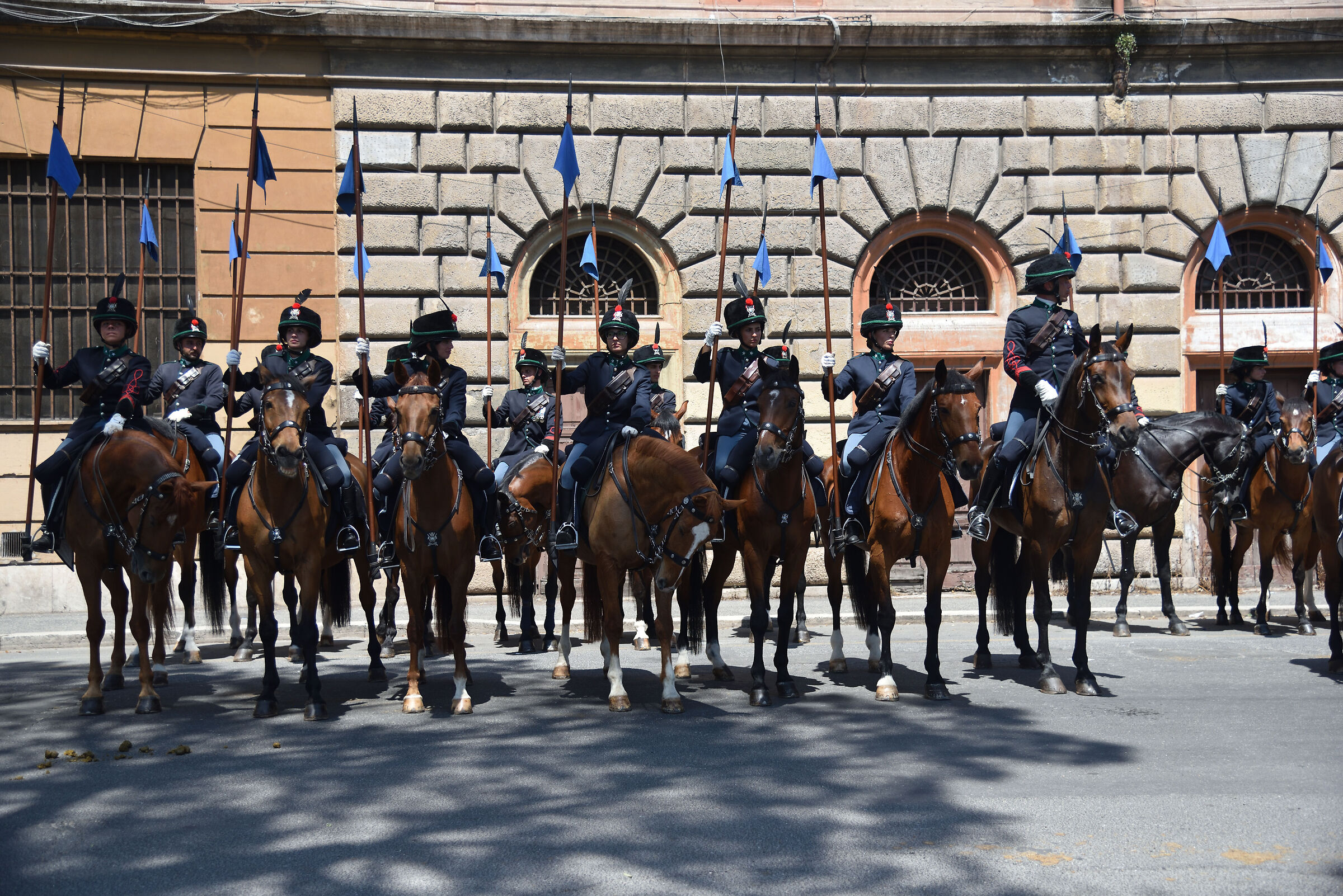 Plotone storico a cavallo