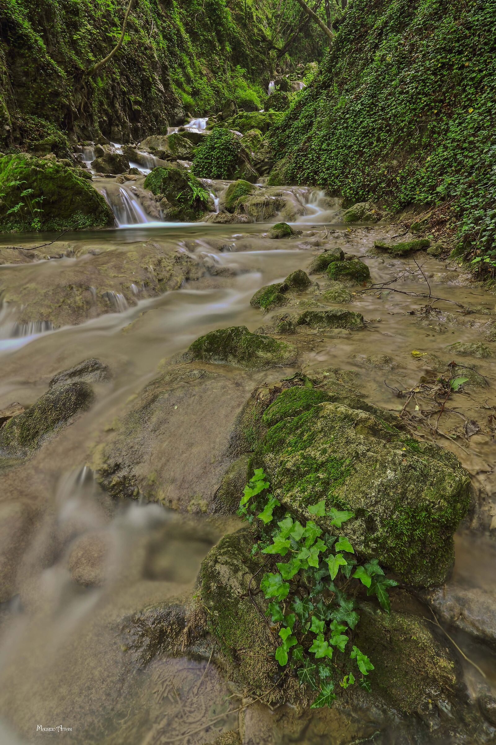 Along the Great Waterfall of Rio Scuro