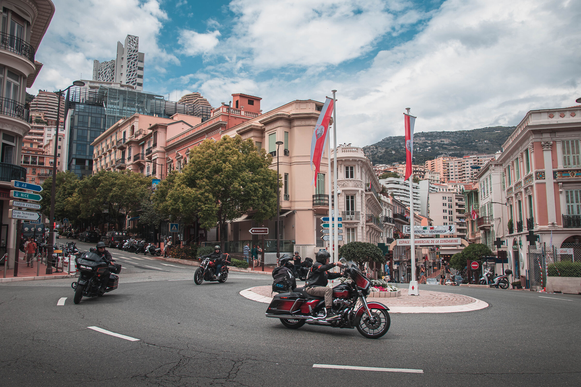 Riding in Monaco
