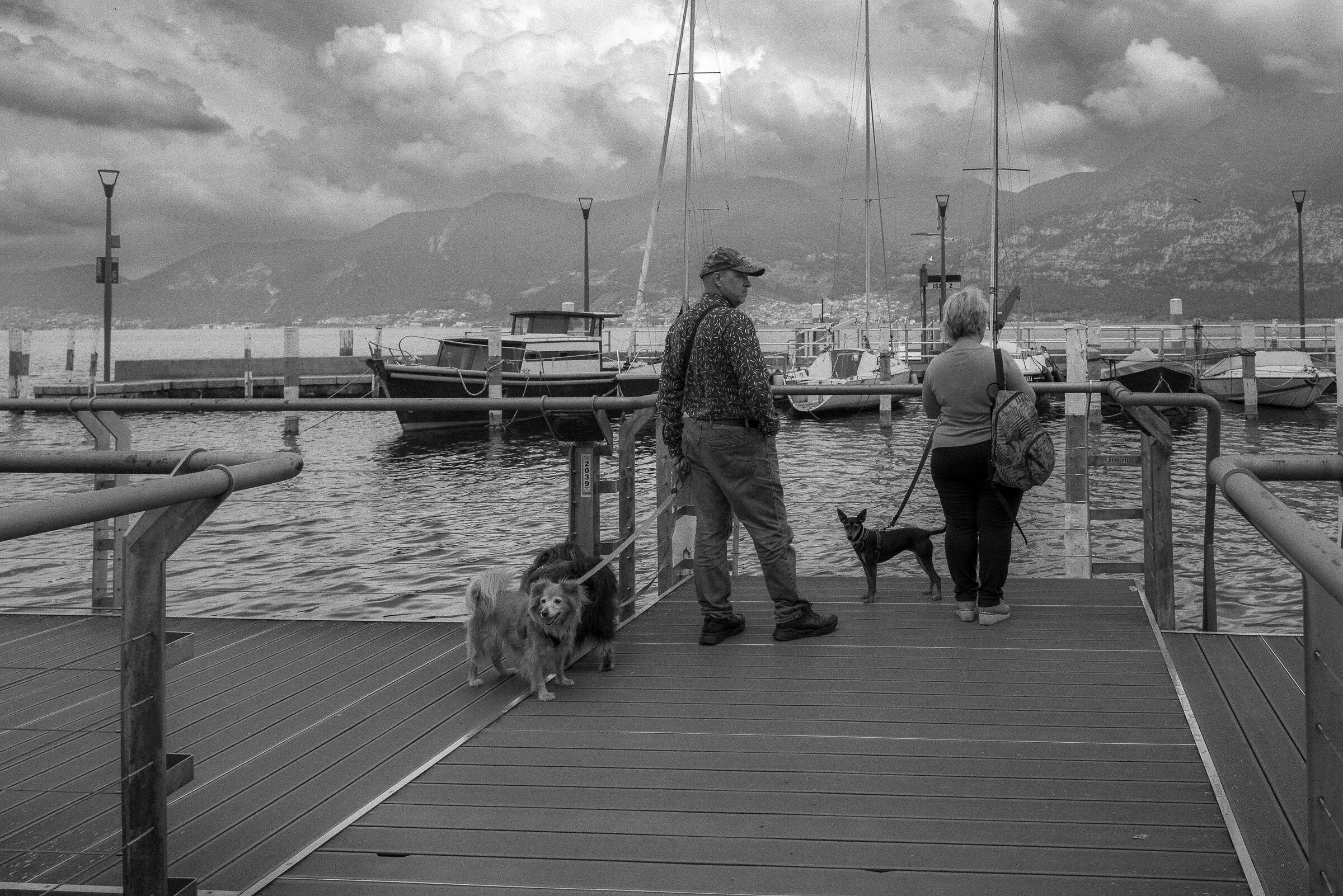 Turisti da  ... lago