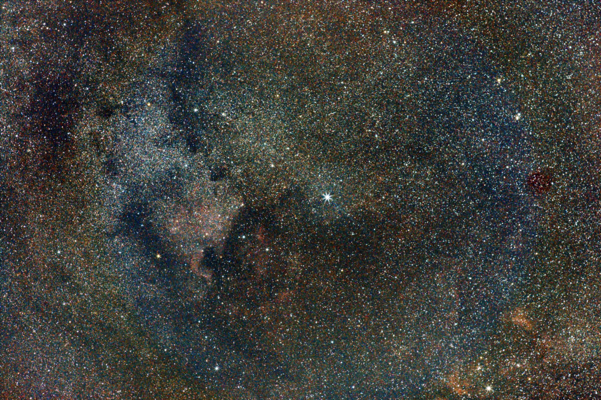 Deneb e Nebulosa Nordamerica (ngc7000) da Roma città