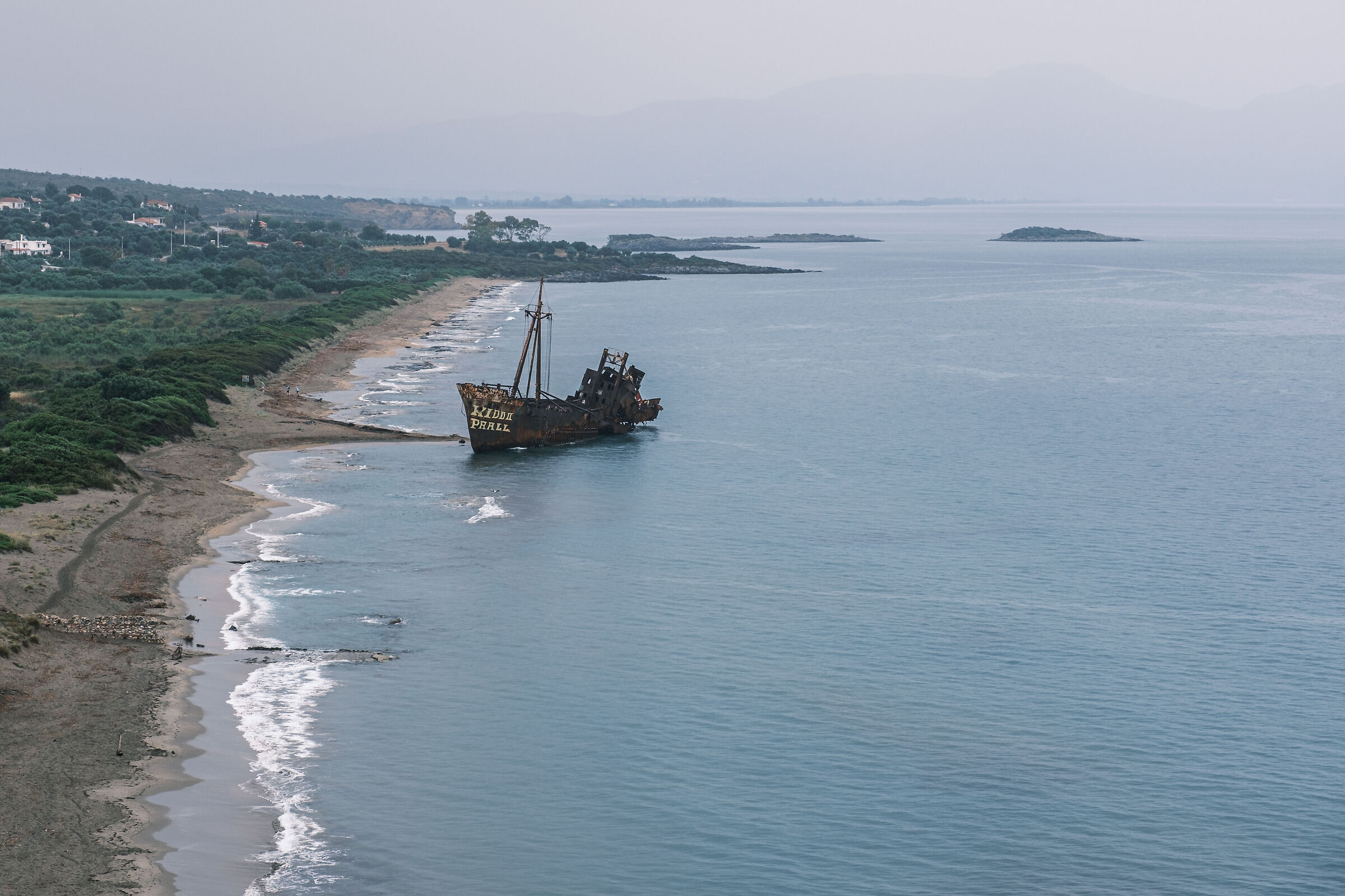 Wreck of the ship Dimitrios - Gythio