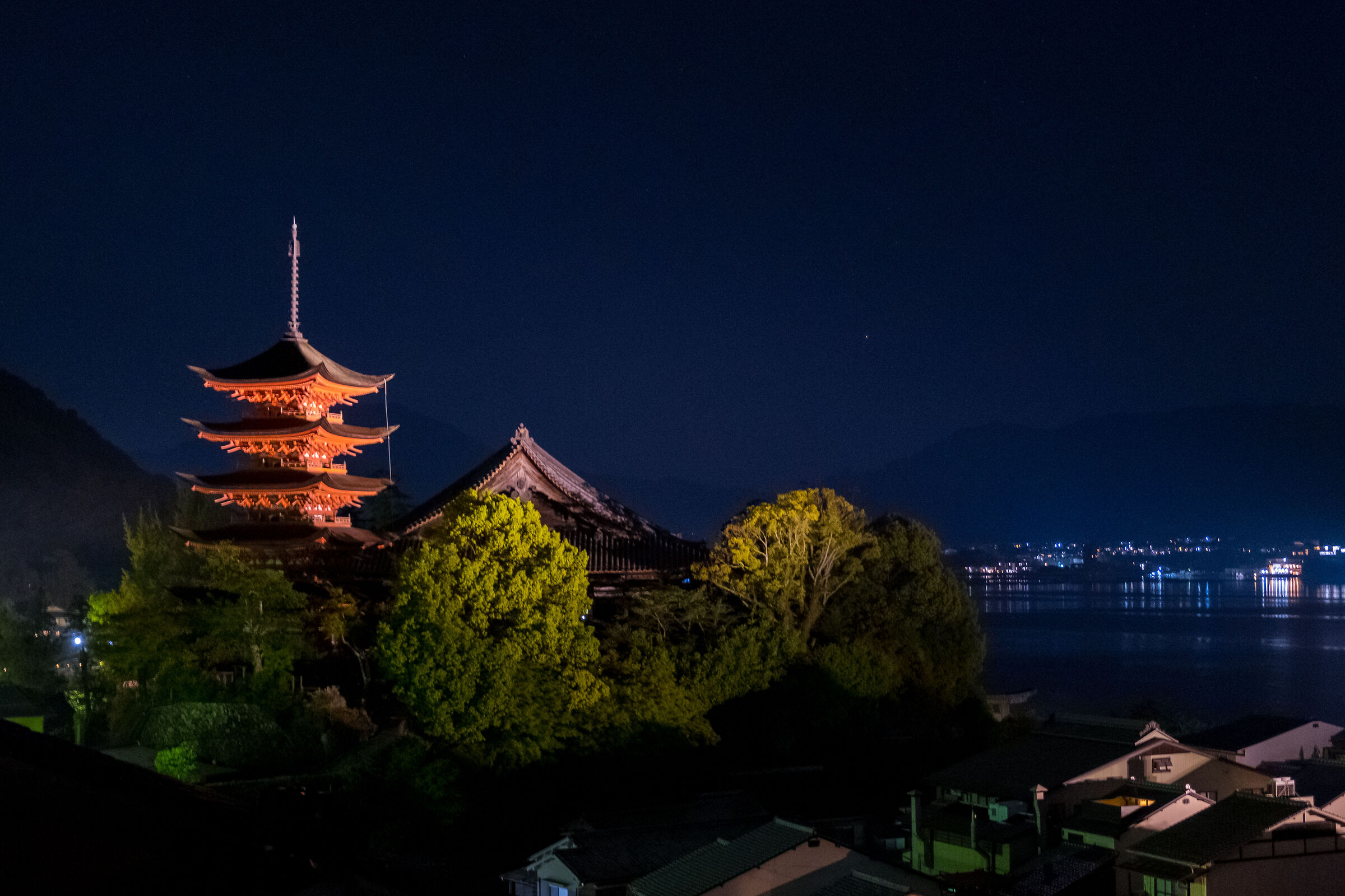 Miyajima Island by night