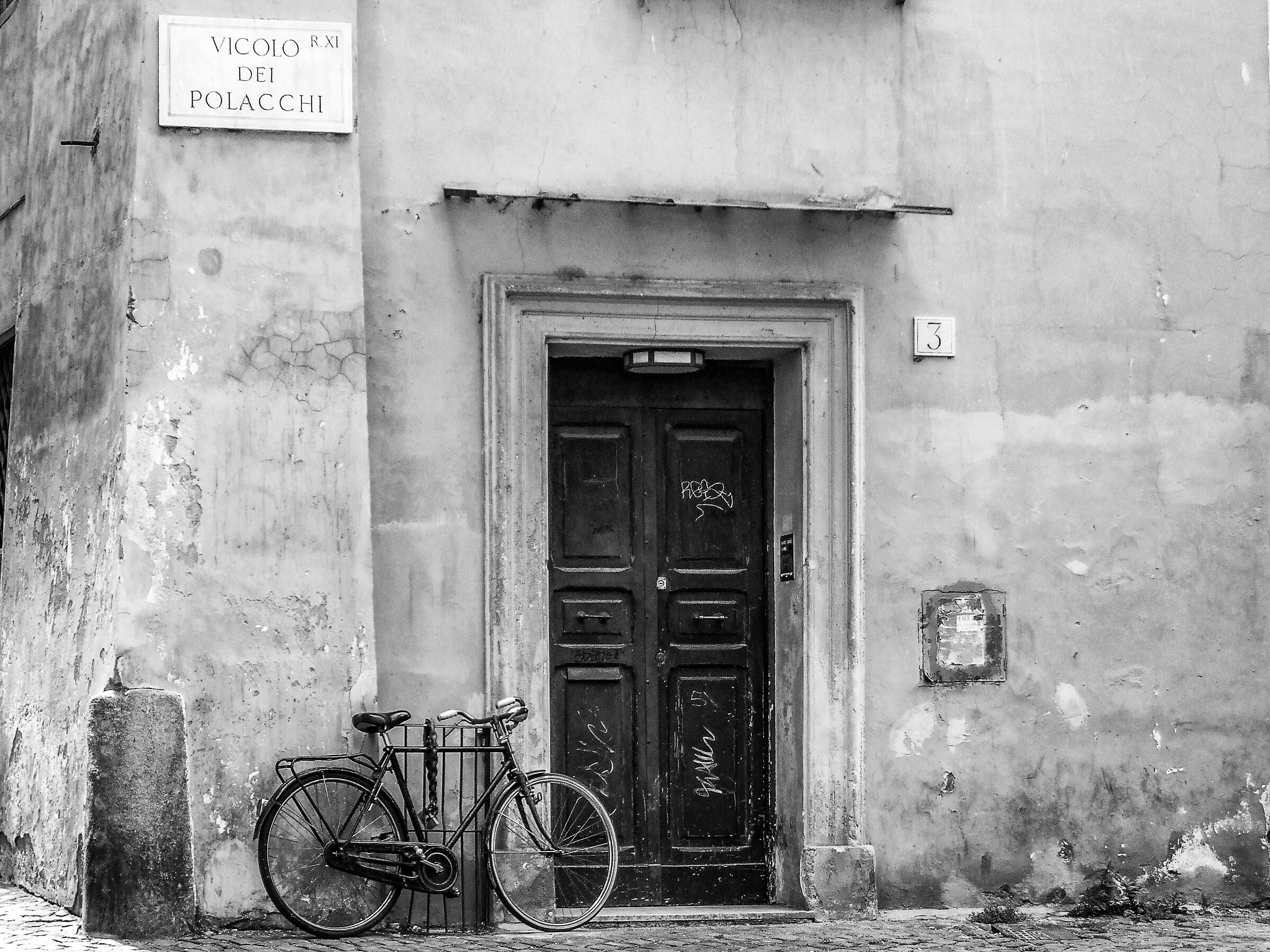 La bicicletta in vicolo dei Polacchi