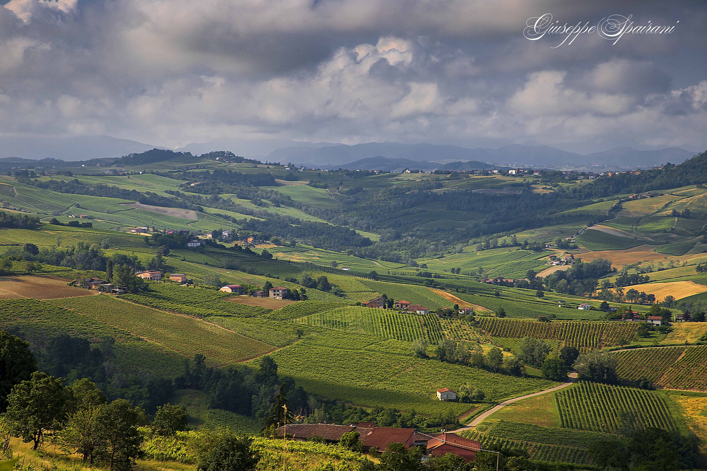 nuvole sull'Oltrepò