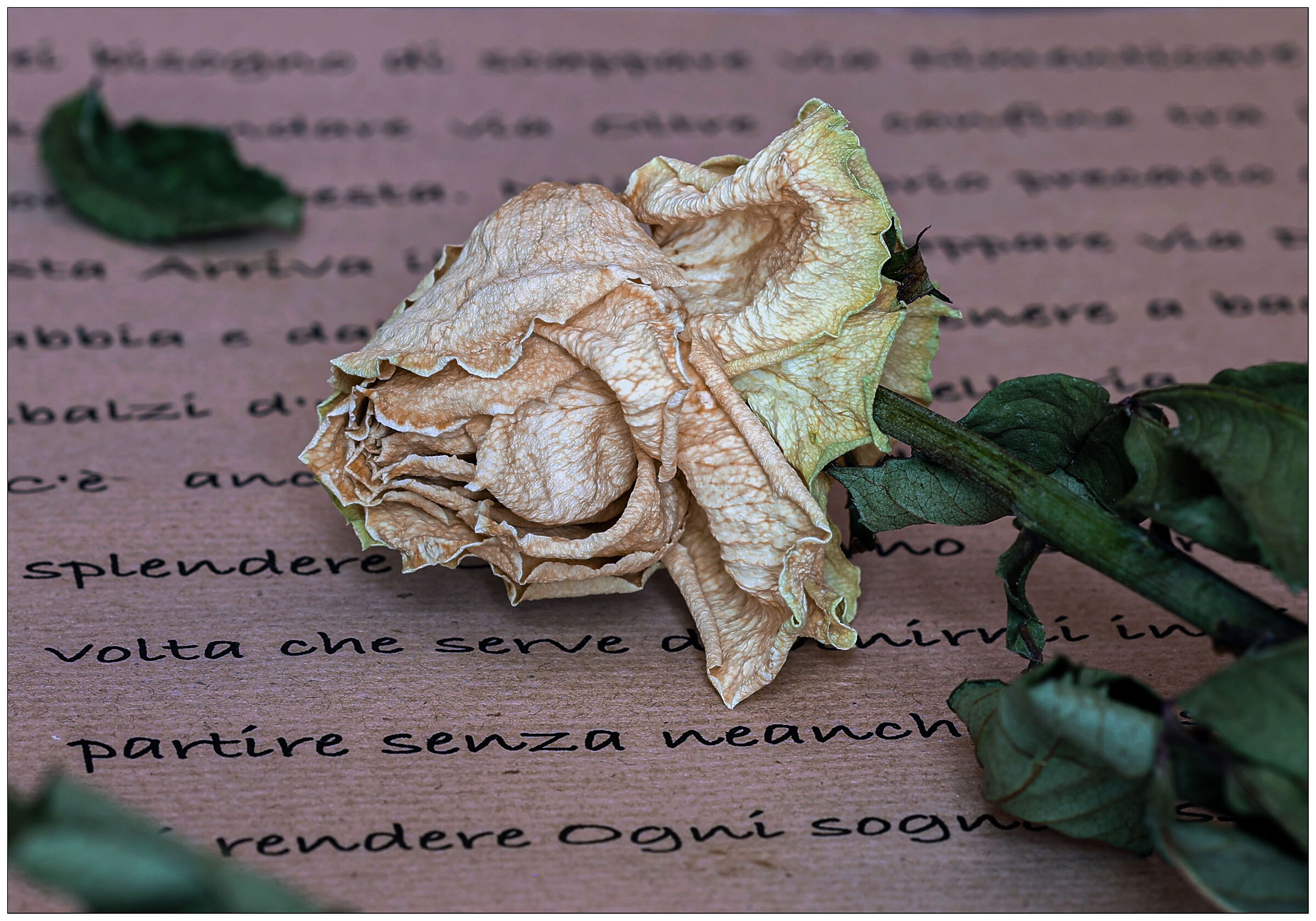 Partire senza neanche...un bacio