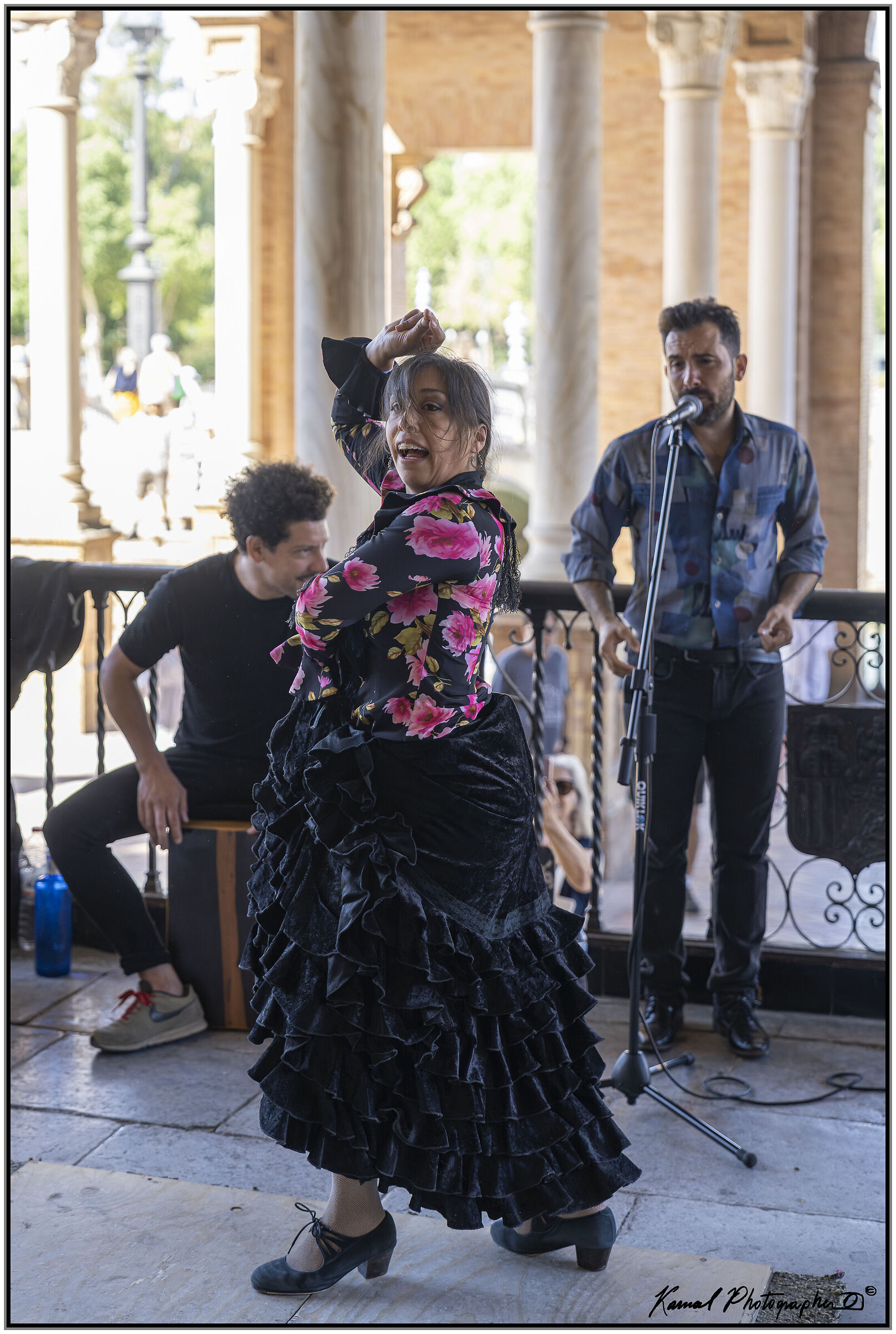 Plaza de España Siviglia Ballerina di flamenco