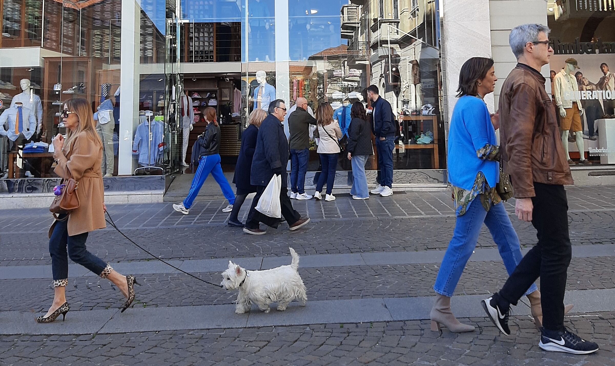 walking in the center of Monza