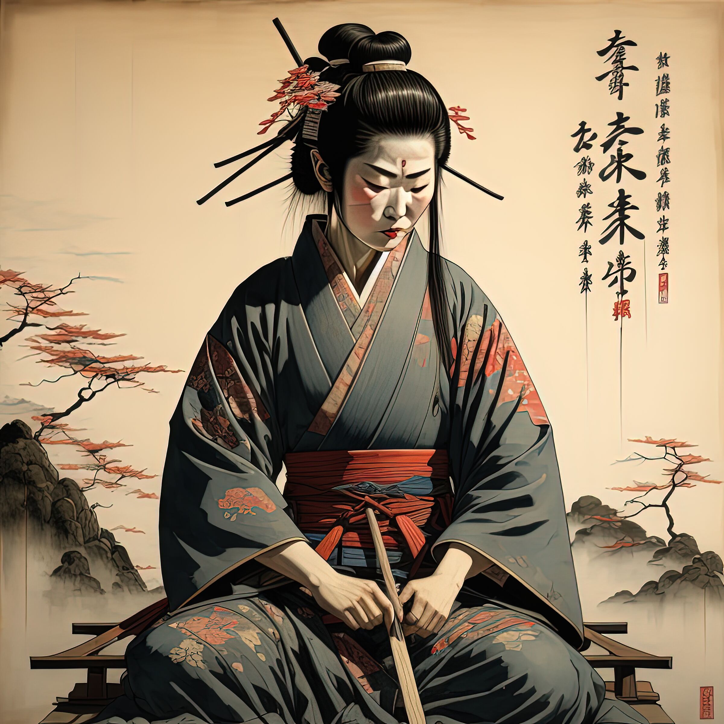 Ukyo-e IA generated 10