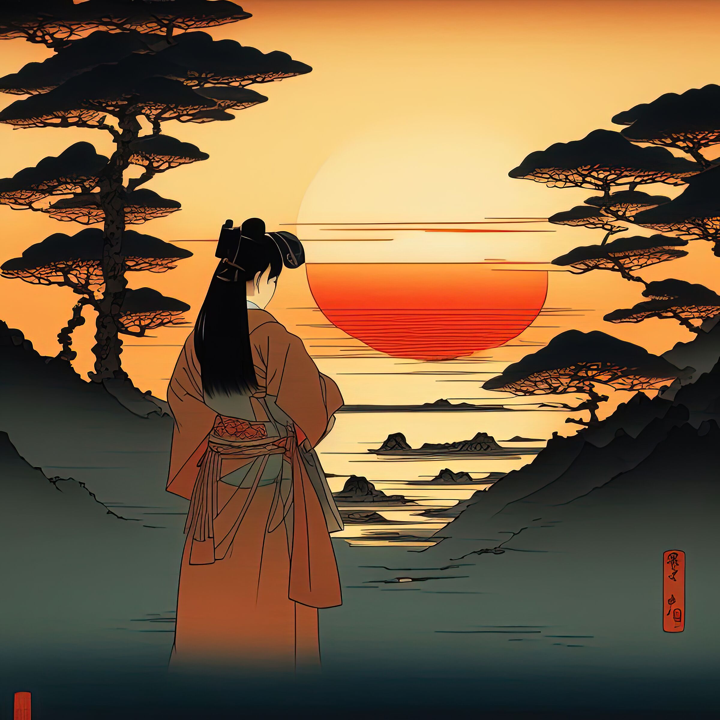 Ukyo-e IA generated 14