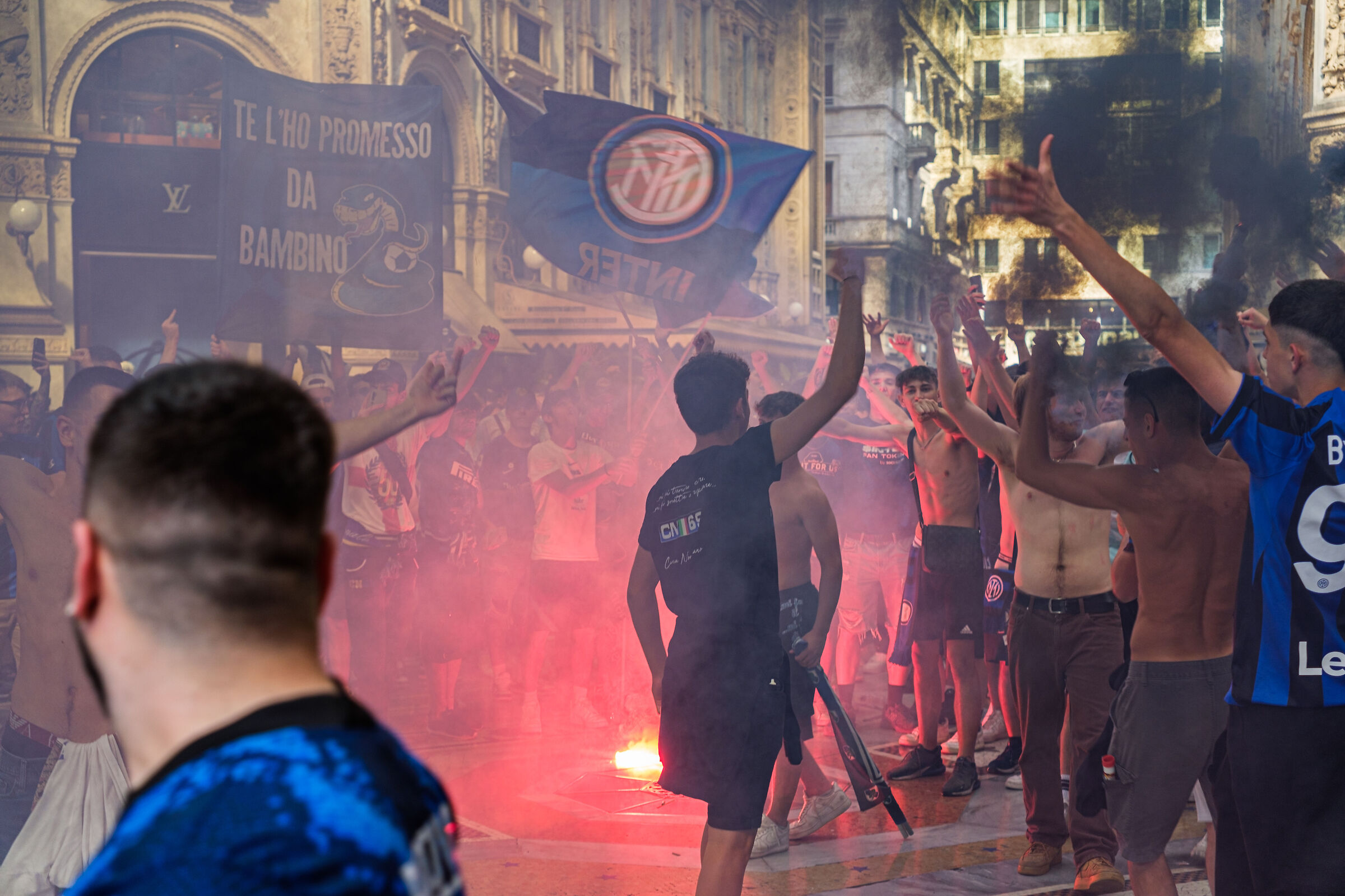 Pre-match celebrations